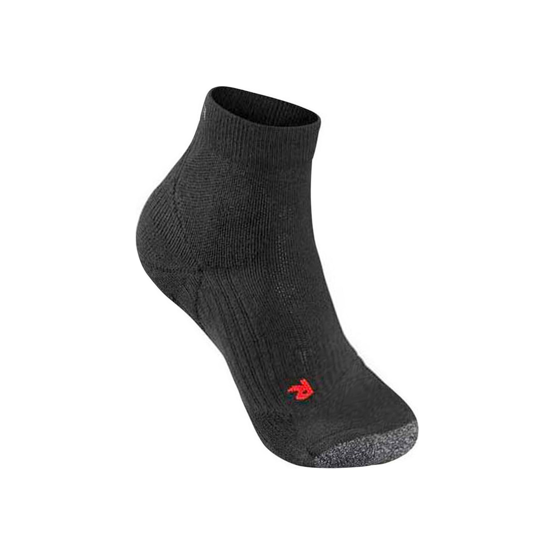 Falke TE2 Short Calcetines De Tenis Hombres-Negro,Gris
