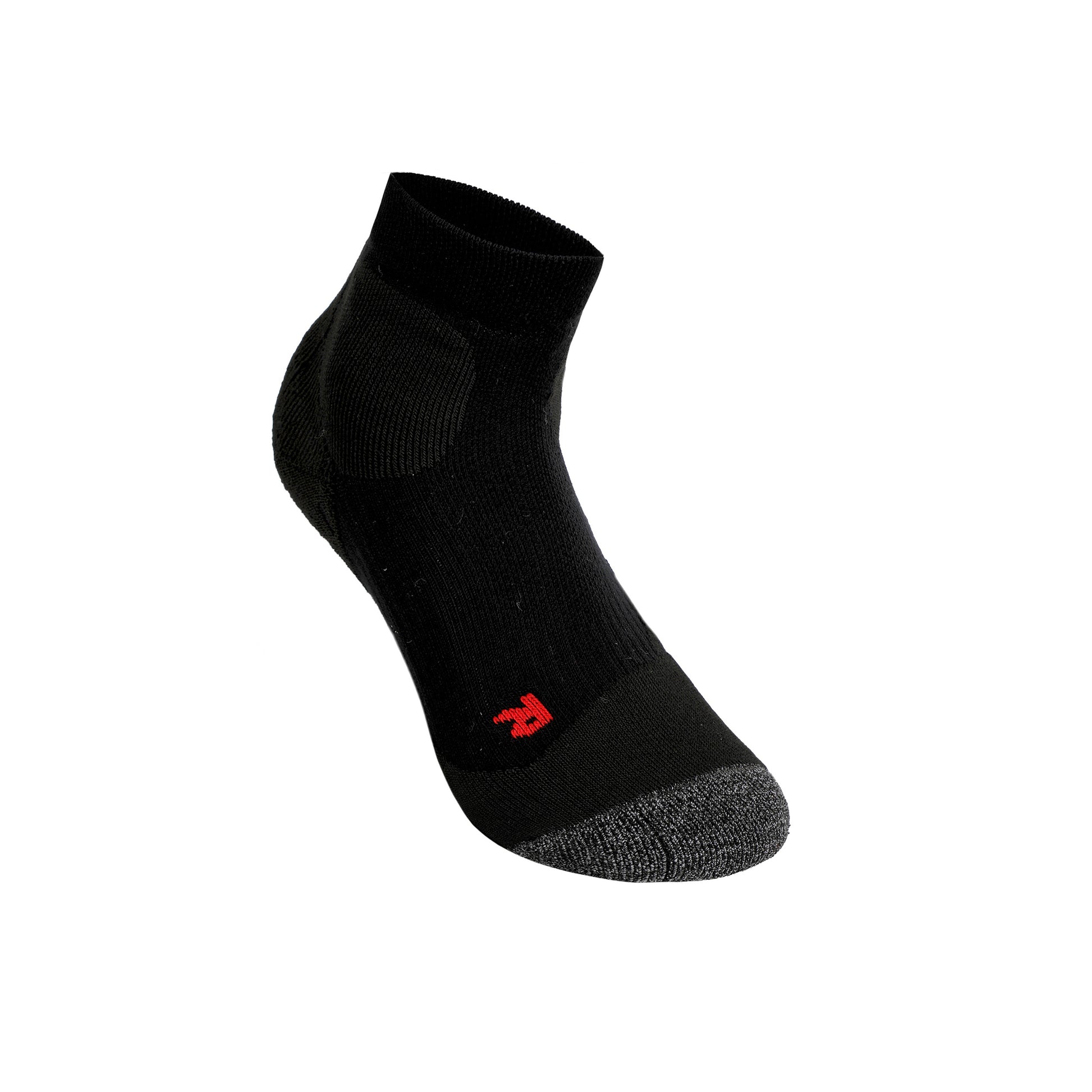 Falke TE2 Short Calcetines De Tenis Mujeres-Negro,Gris Oscuro