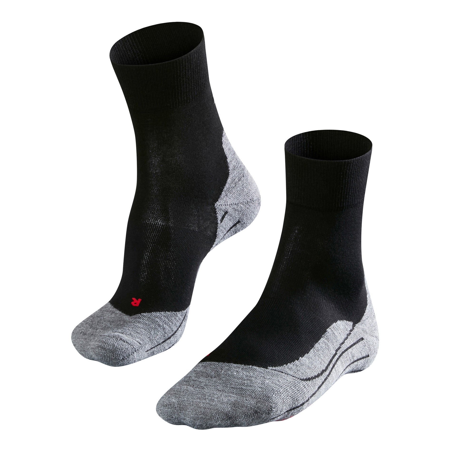 Falke RU4 Endurance Calcetines para correr Mujeres-negro, gris