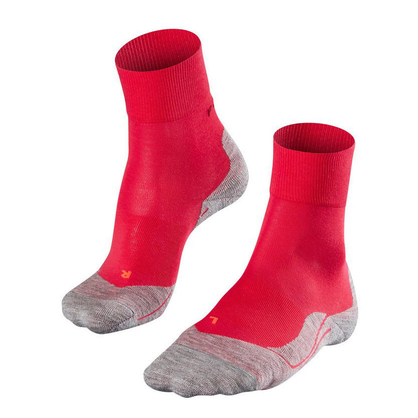 Falke RU4 Endurance Calcetines para correr Mujeres - rojo, gris