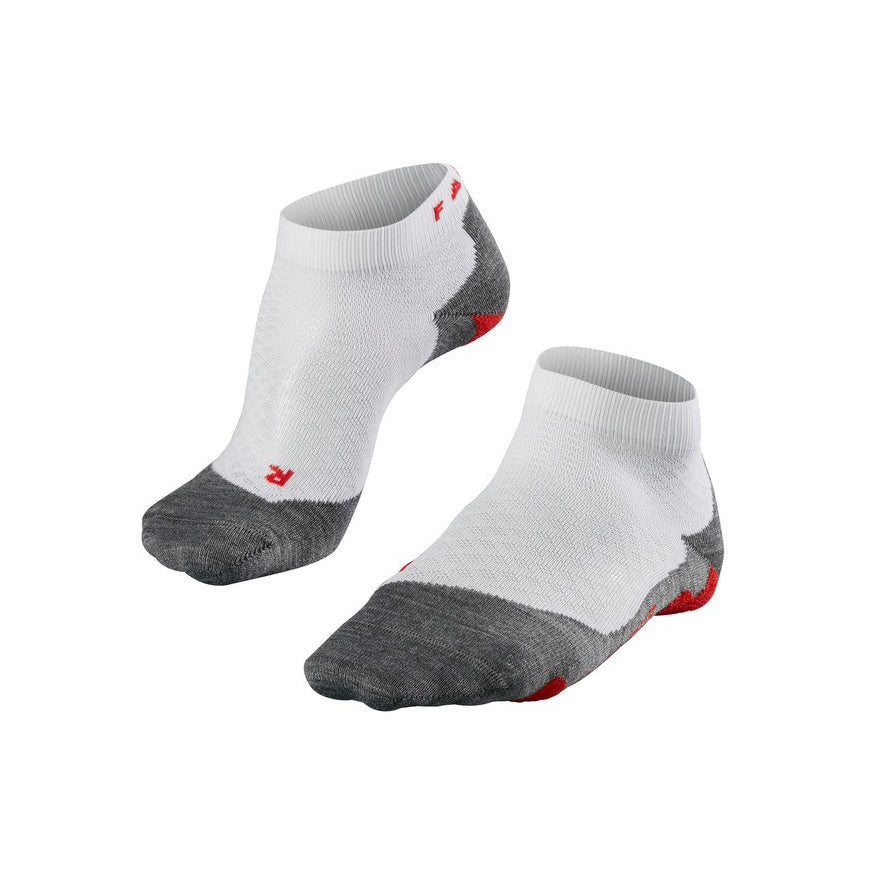 Falke RU5 Race Short Calcetines Para Correr Mujeres-Blanco,Gris