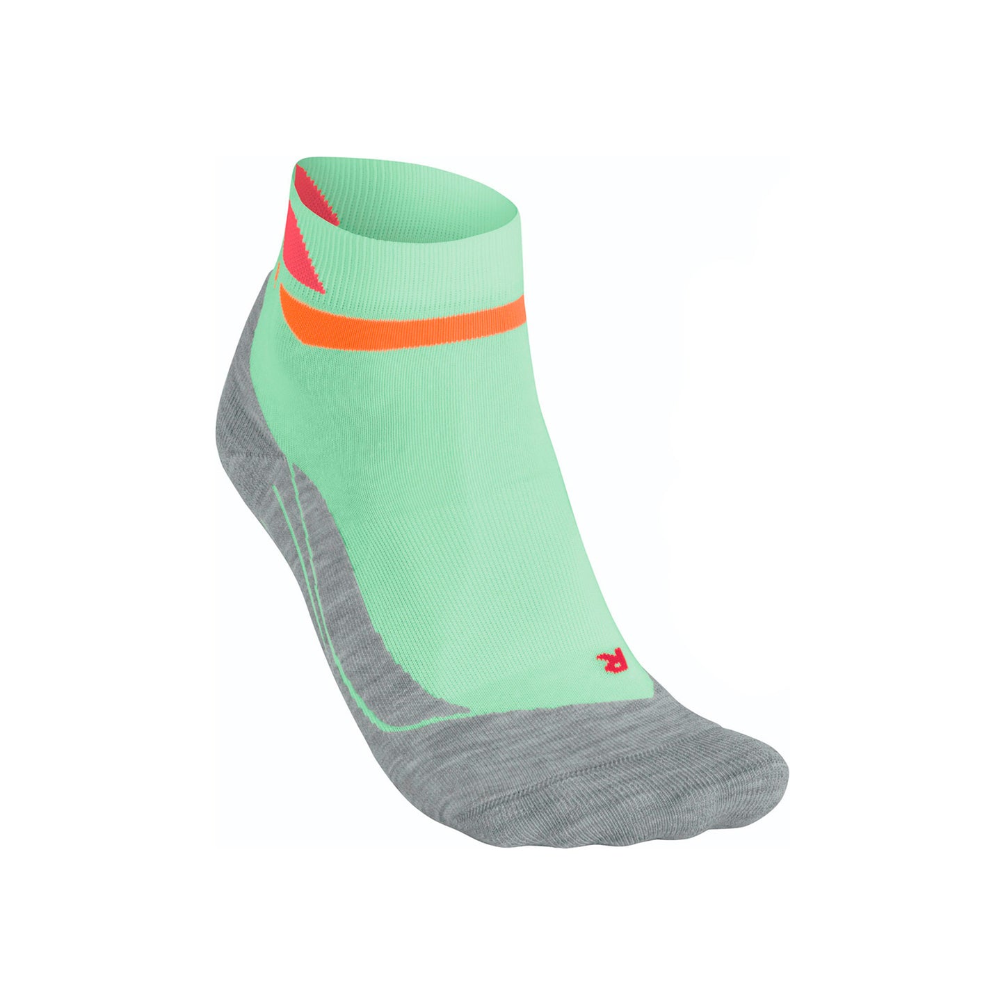 Falke RU4 Short Pace Calcetines Para Correr Mujeres-Verde,Gris