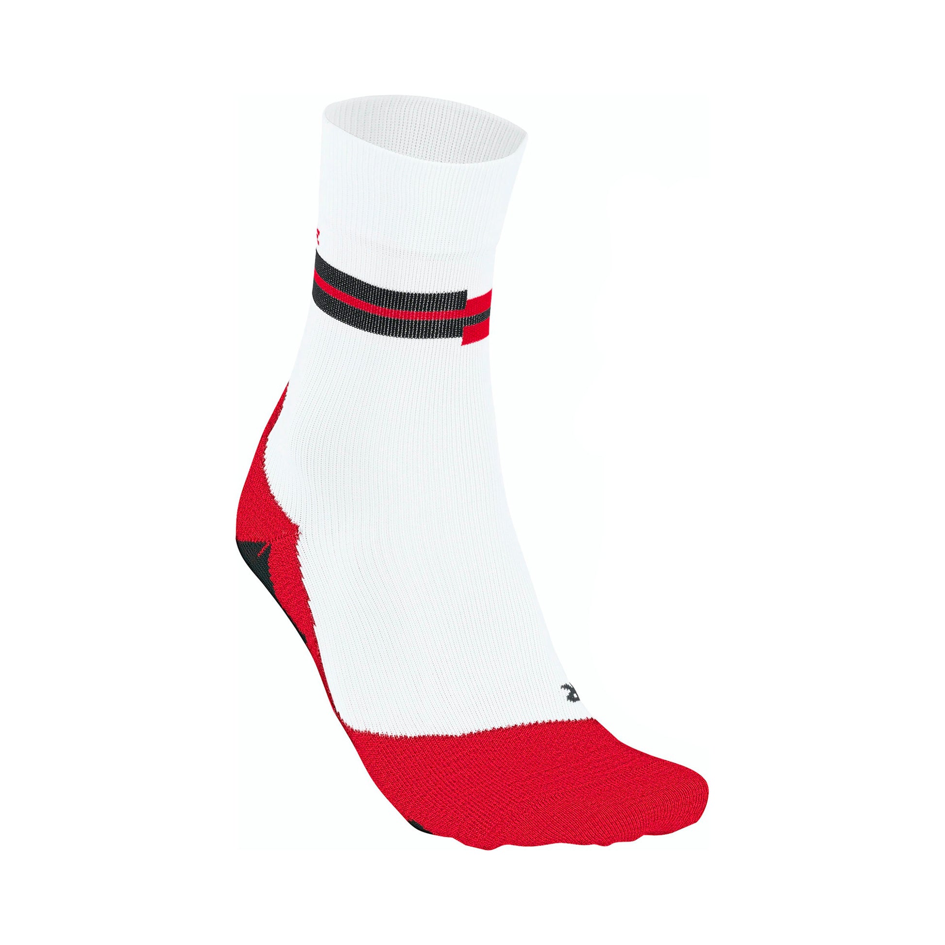 Falke RU5 Race Calcetines para correr Hombres - blanco, rojo