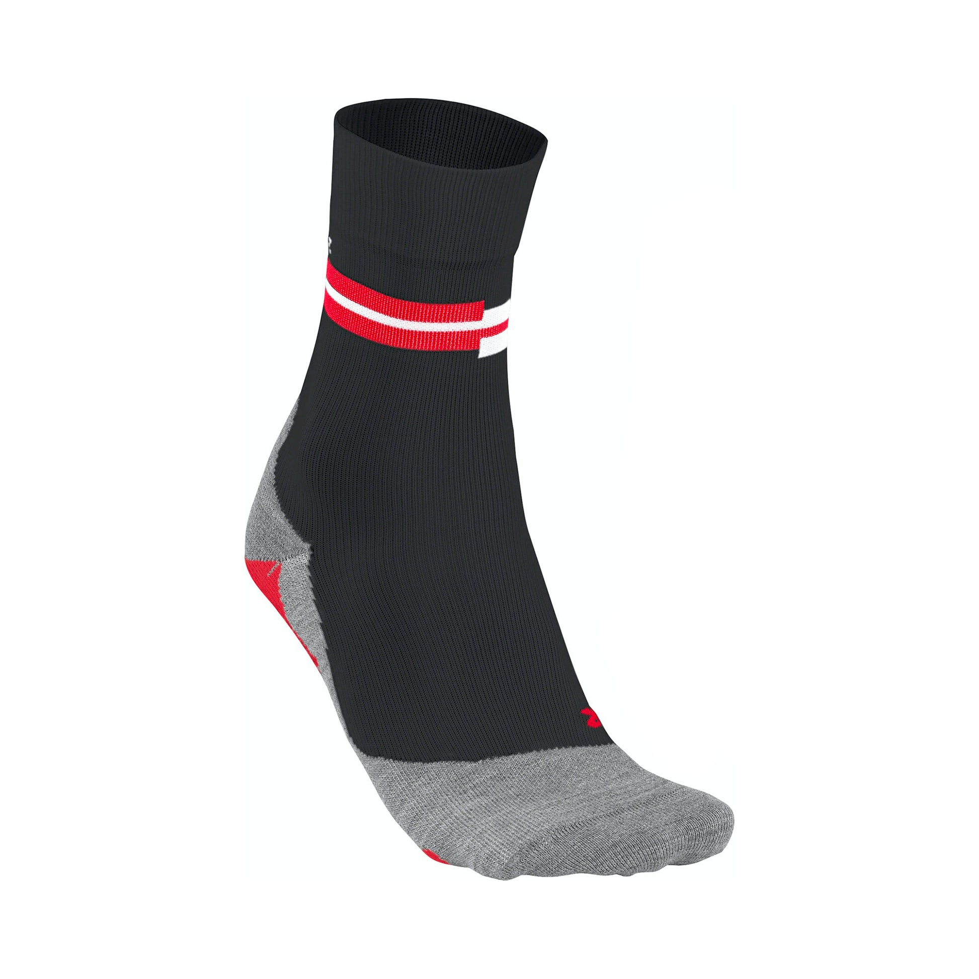 Falke RU5 Calcetines Para Correr Hombres-Negro,Rojo