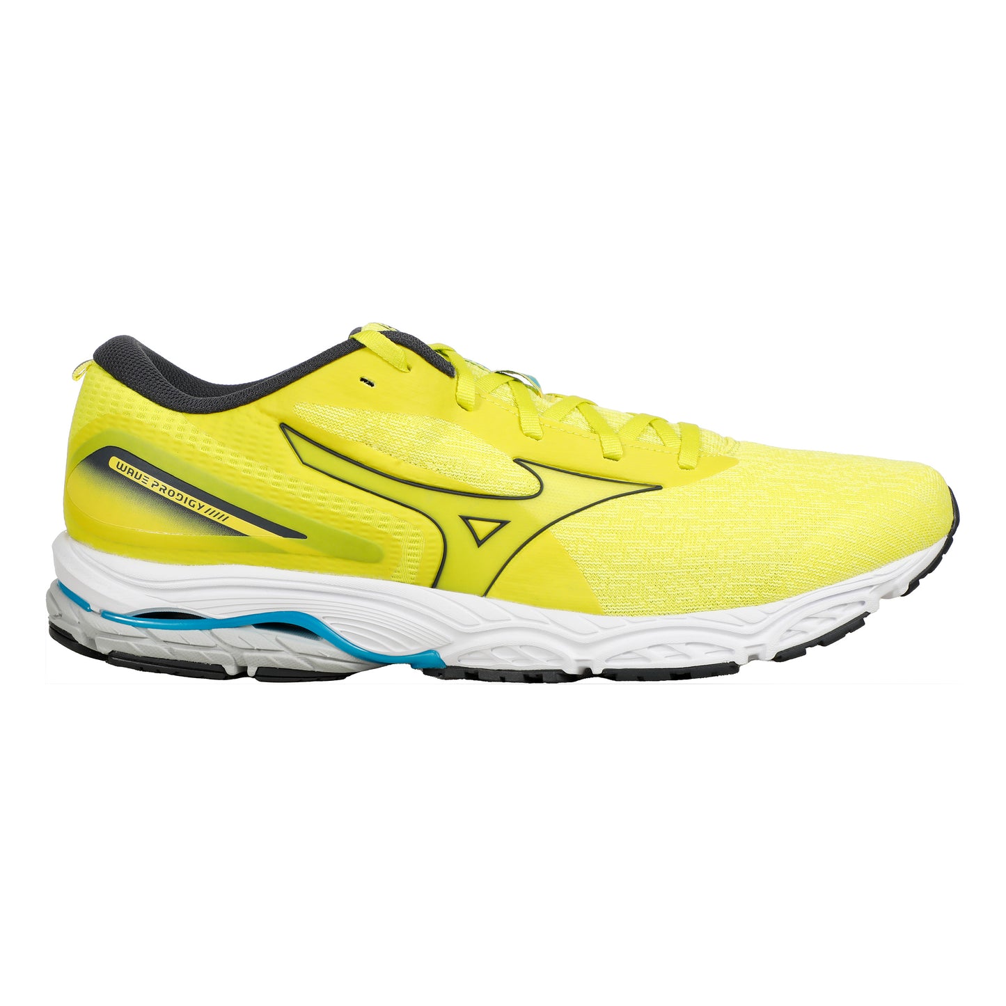 Mizuno Wave Prodigy 5 Zapatilla neutral Hombres - amarillo, azul oscuro