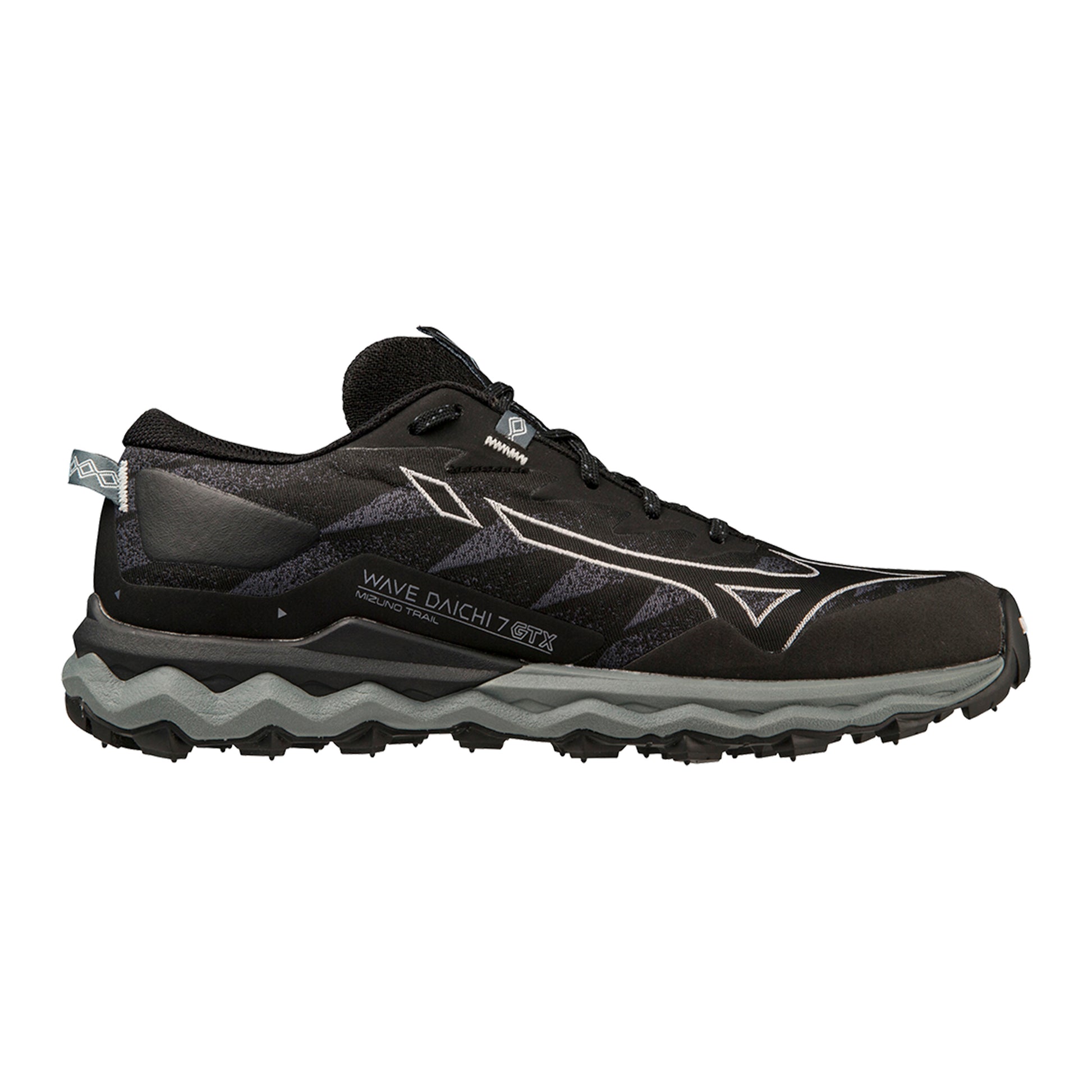 Mizuno Wave Daichi 7 GTX Zapatilla Trail Mujeres-Negro,Gris