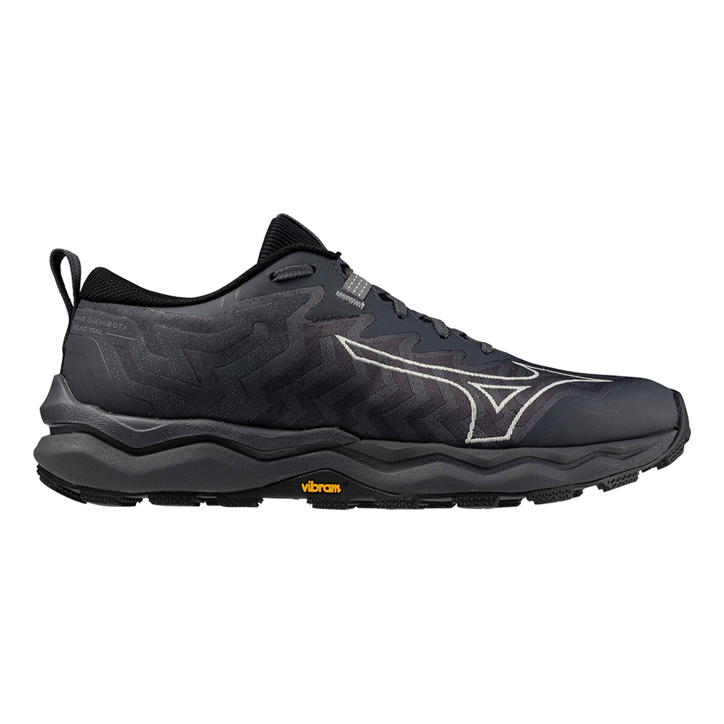 Mizuno Wave Daichi 8 GTX Zapatilla Trail Mujeres-Negro,Gris Oscuro