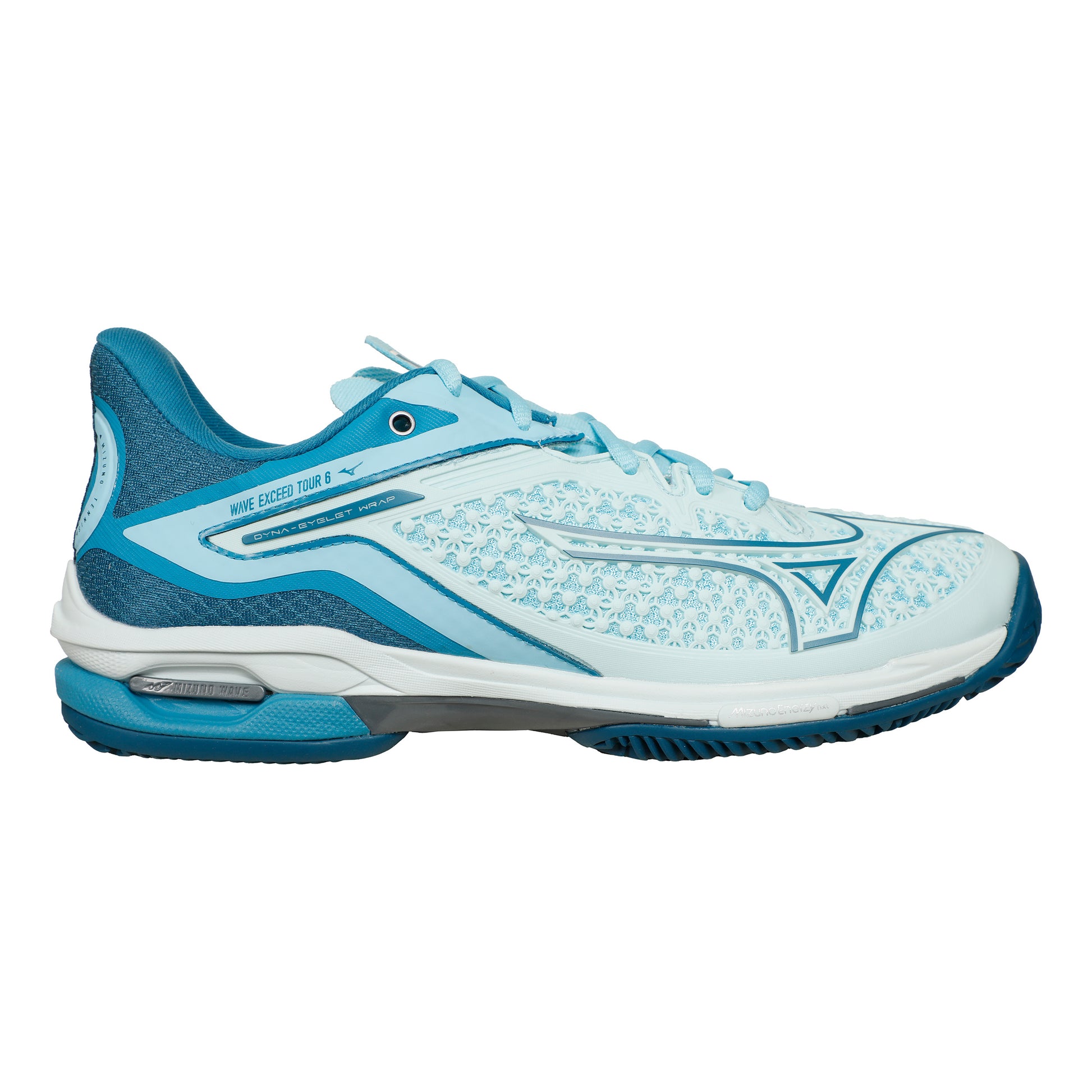 Mizuno Wave Exceed Tour 6 Zapatilla tierra batida Mujeres - azul claro, azul