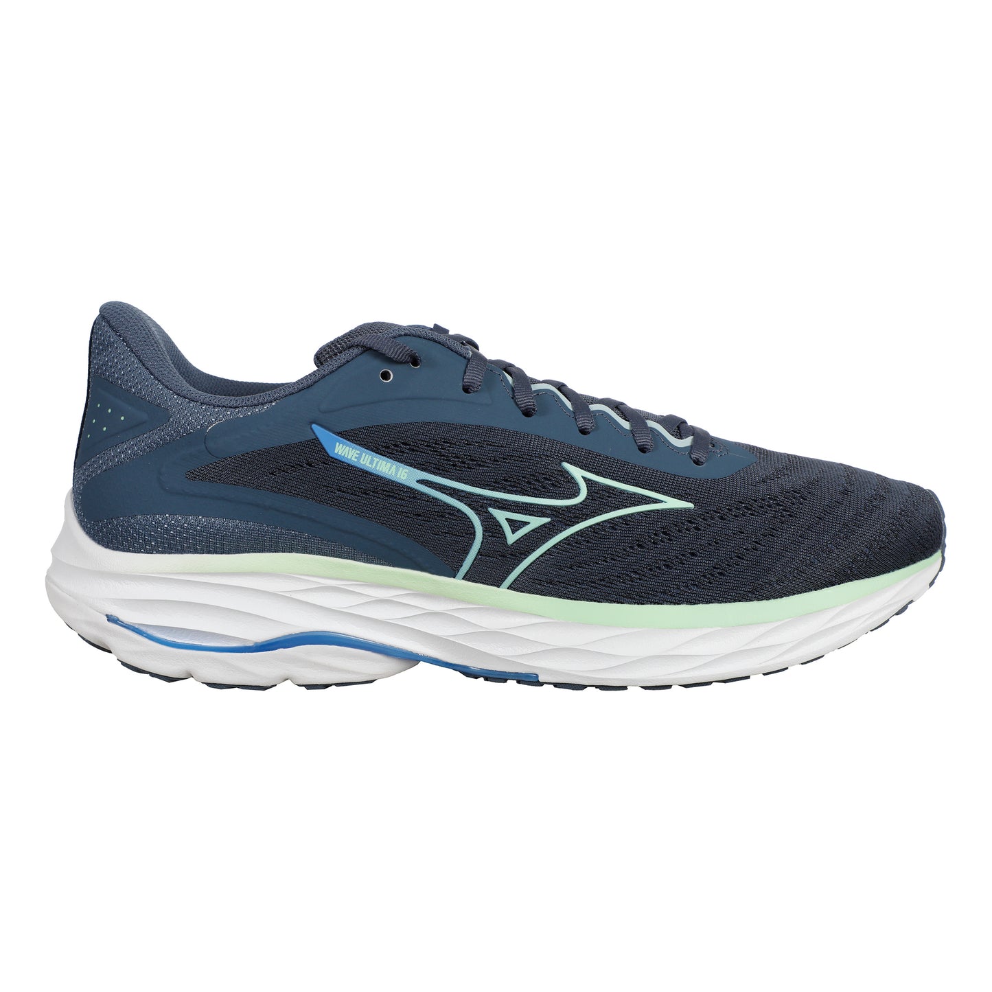 Mizuno Wave Ultima 16 Zapatilla neutral Hombres - azul oscuro, mint