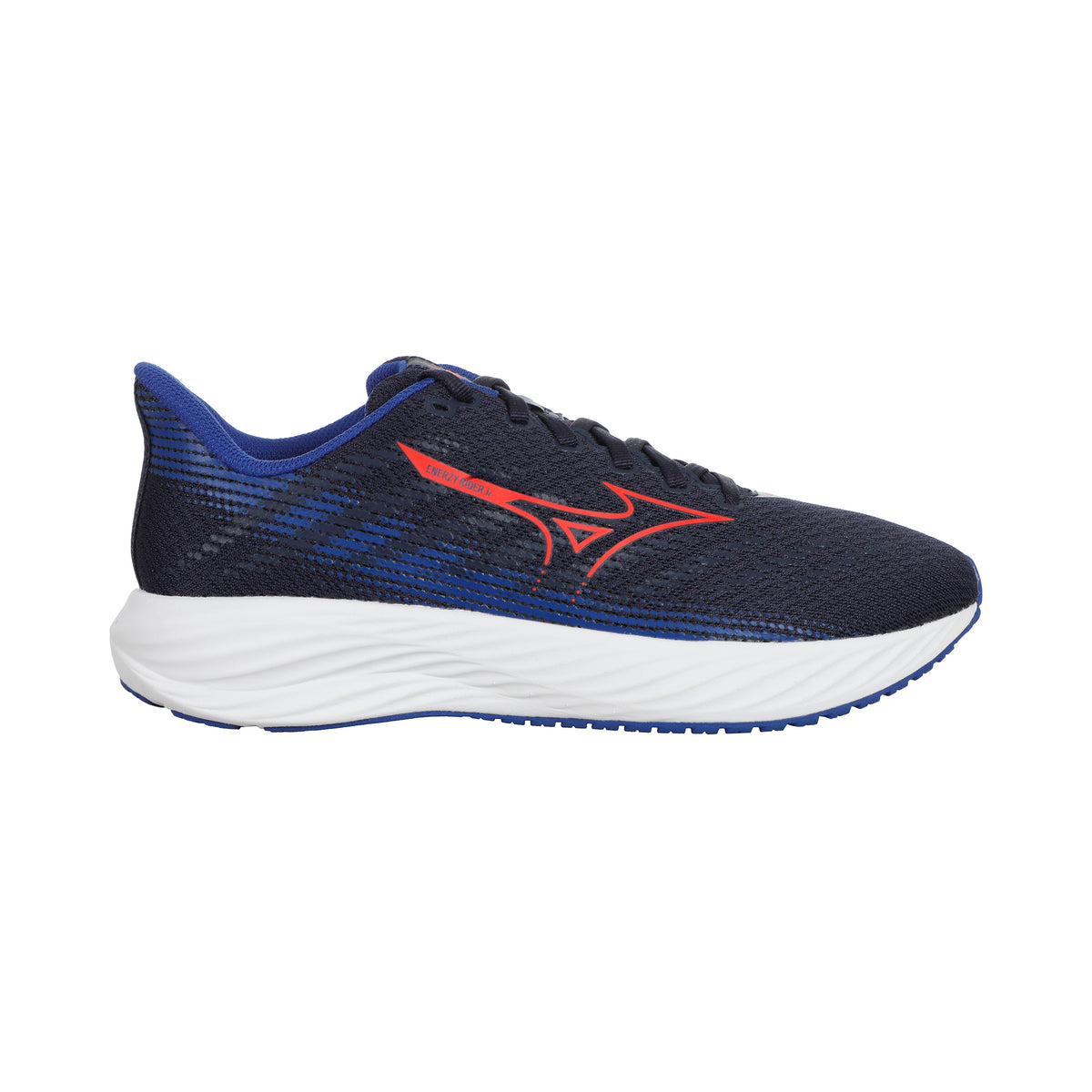 Mizuno Enerzy Rider Jnr  Zapatilla neutral Niños - azul oscuro, rojo