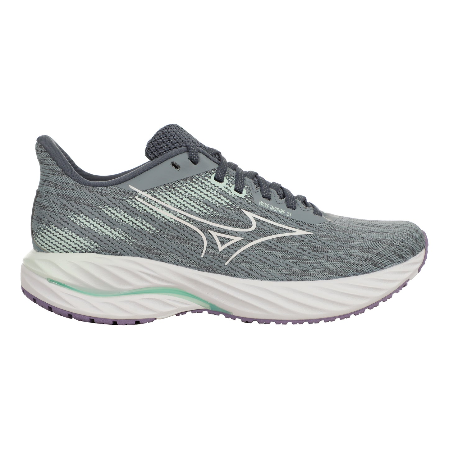 Mizuno Wave Inspire 21 Zapatilla De Estabilidad Mujeres-Gris,Blanco
