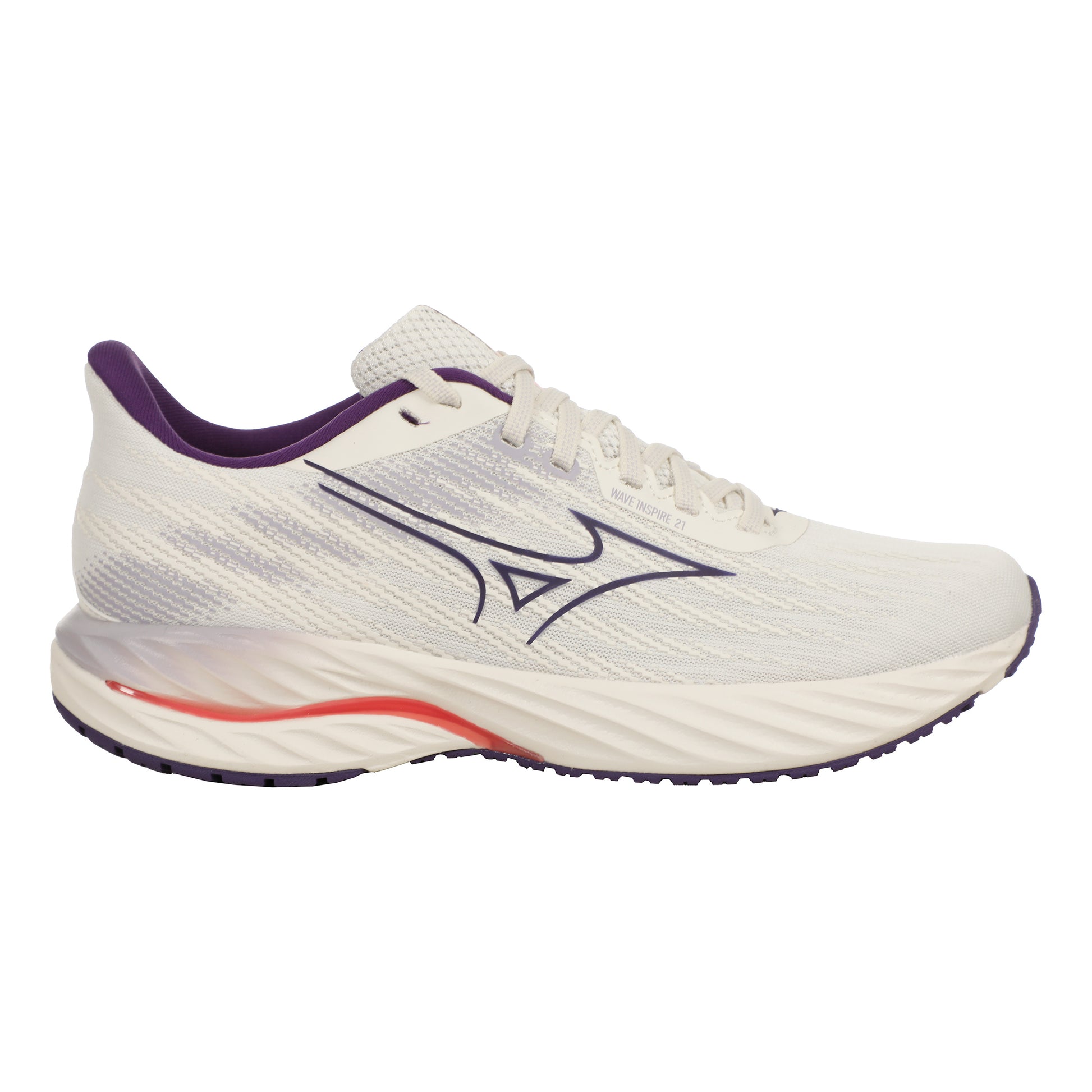 Mizuno Wave Inspire 21 Zapatilla De Estabilidad Mujeres-Blanco,Lila