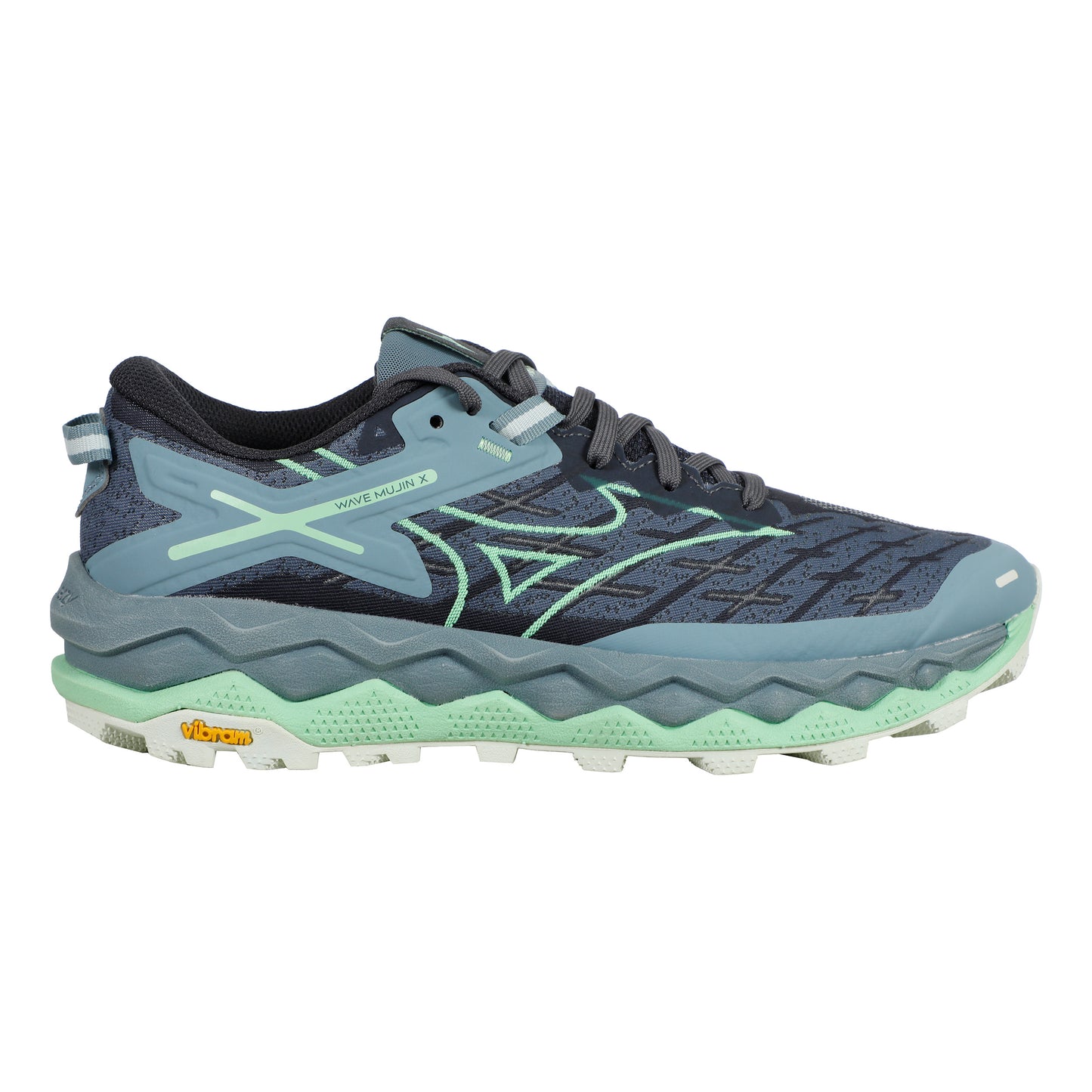 Mizuno Wave Mujin 10 Zapatilla Trail Mujeres-Azul Oscuro,Mint