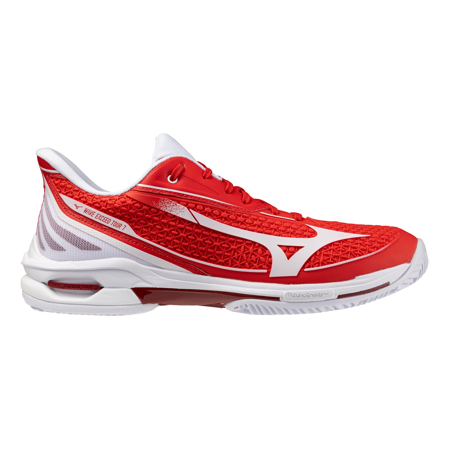Mizuno Wave Exceed Tour 7 Zapatilla tierra batida Hombres - rojo, blanco