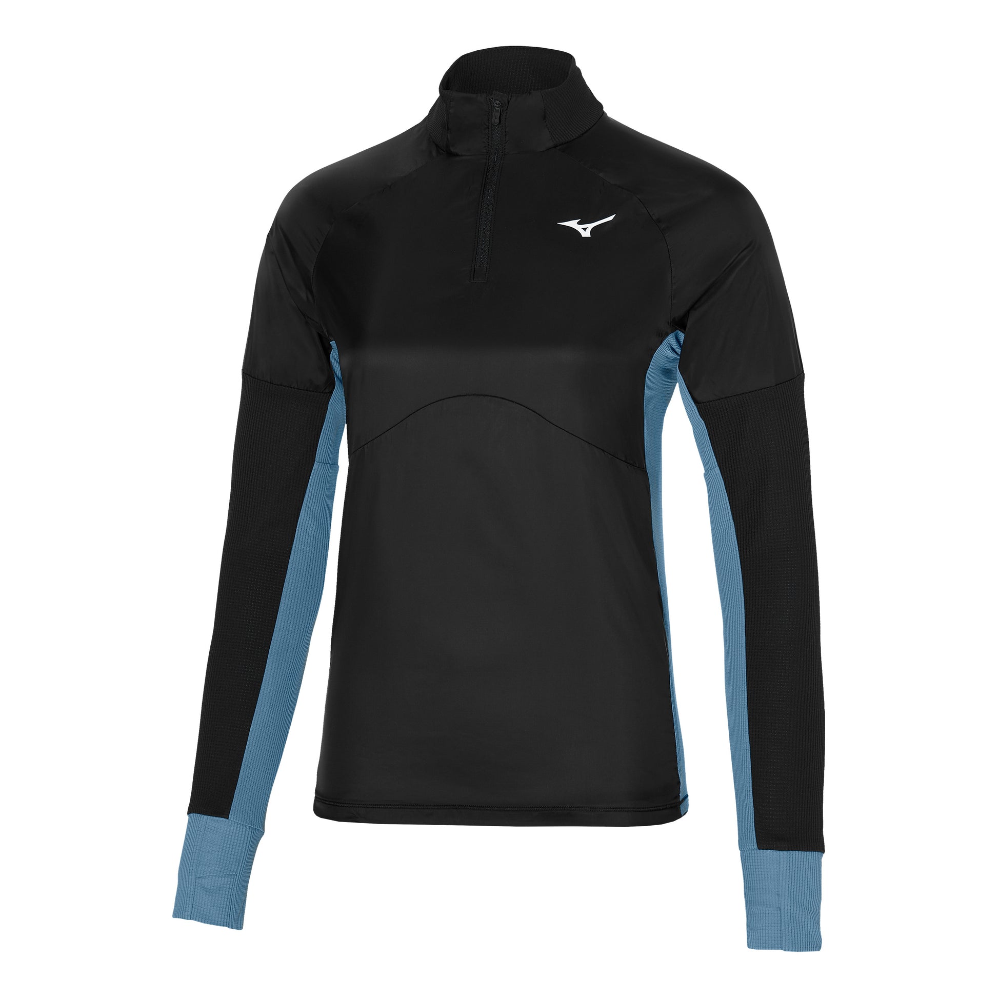 Mizuno Hybrid Camiseta De Manga Larga Mujeres-Negro