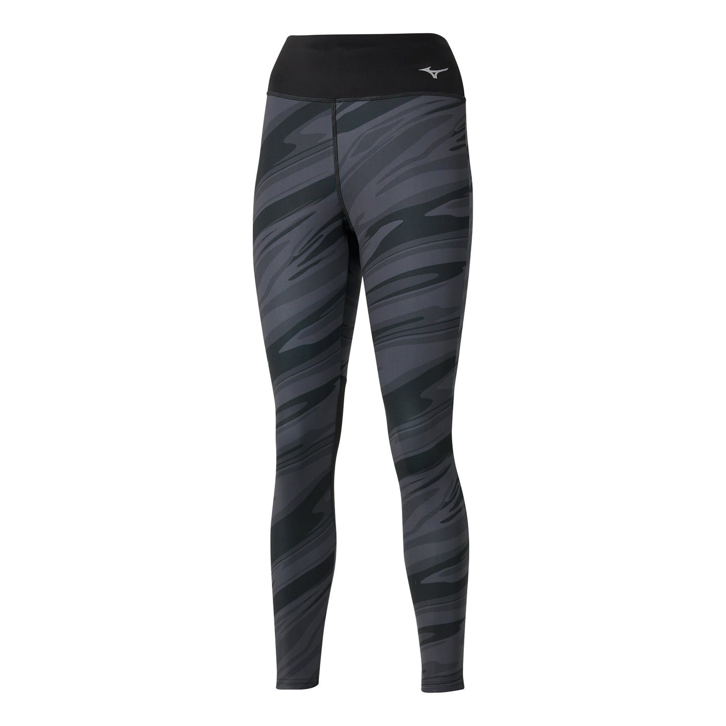 Mizuno 7/8 Printed Malla Mujeres-Negro