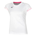 Core Camiseta de manga corta Mujeres - blanco, rosa