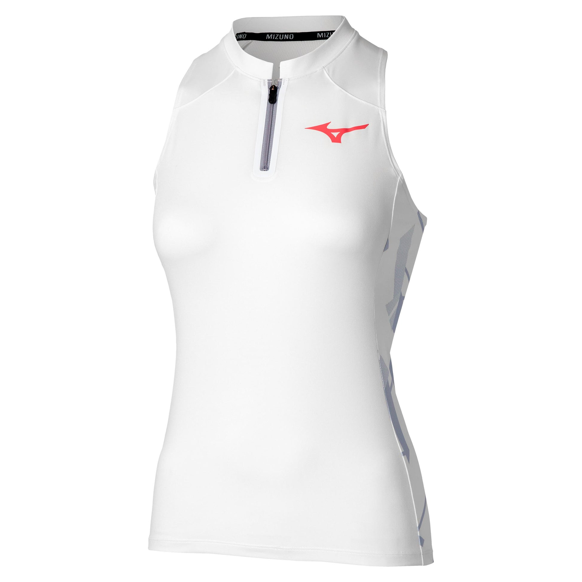 Mizuno Daybreakers Printed Camiseta De Tirantes Mujeres-Blanco,Azul Claro