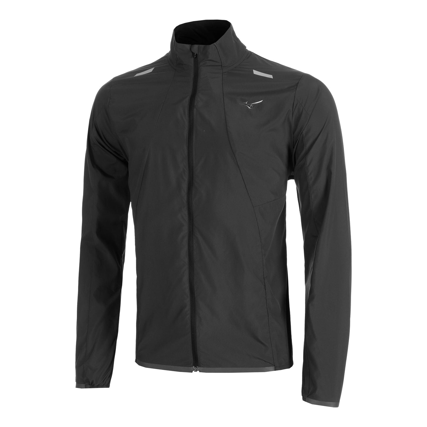 Mizuno Tech Light Chaqueta Para Correr Hombres-Negro
