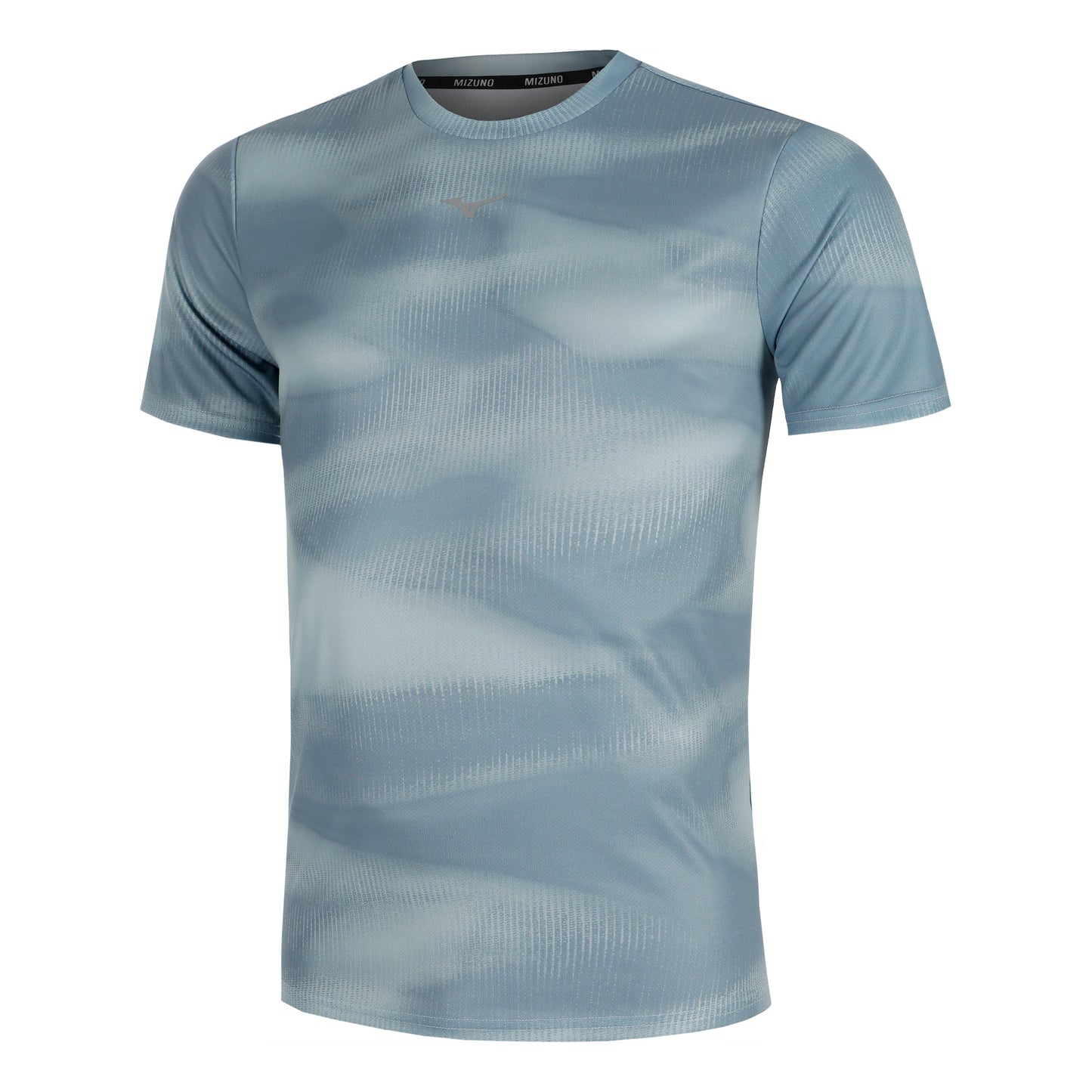 Mizuno Core Graphic Camiseta de running Hombres - azul-gris,