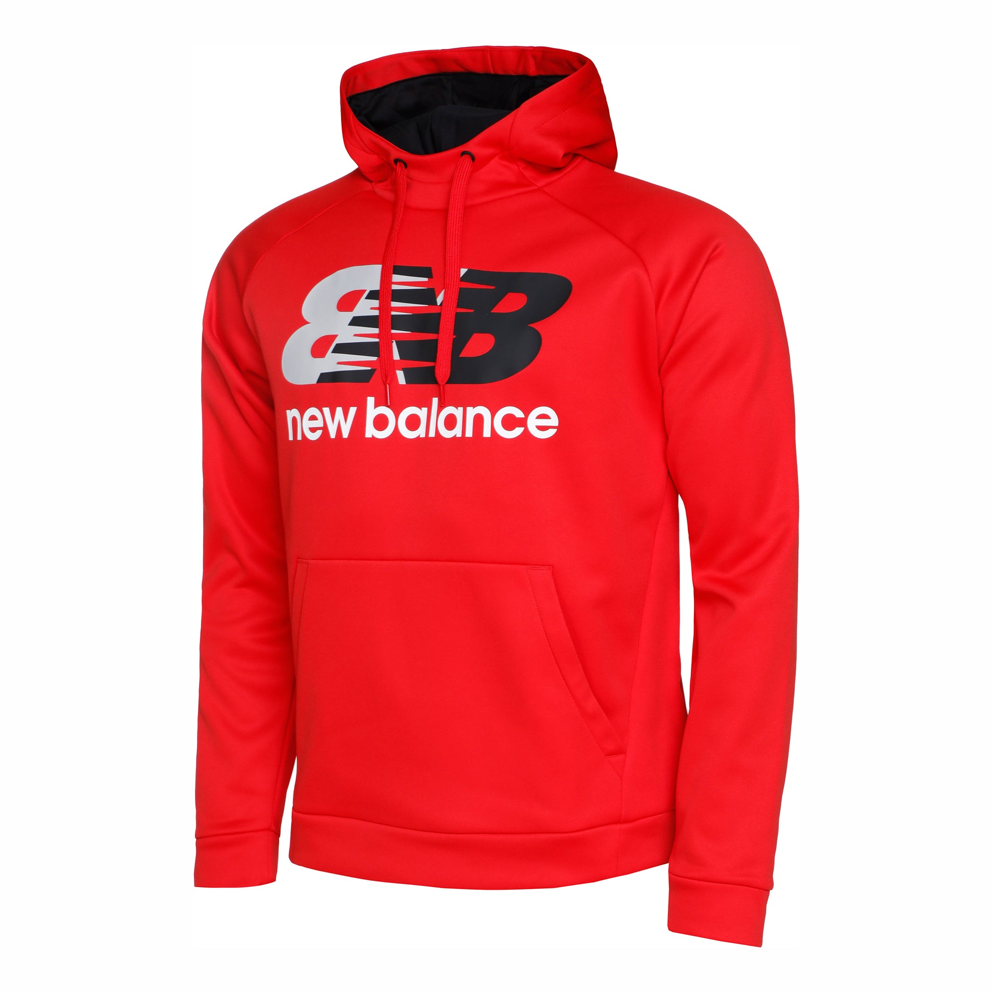 New Balance Tenacity Performance Printed Sudadera con capucha Hombres - rojo,