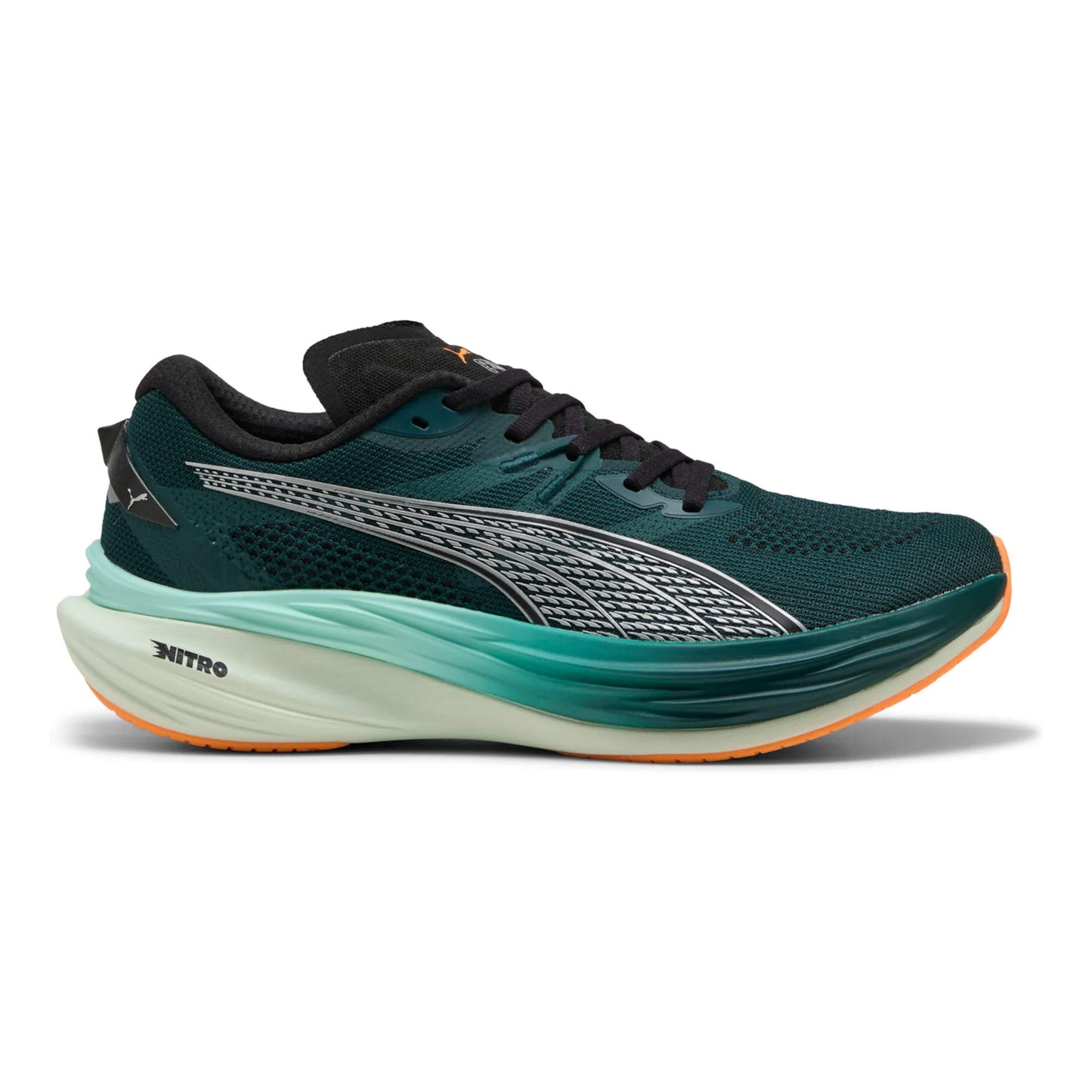 Puma Deviate Nitro 3 Zapatilla neutral Hombres - verde, naranja