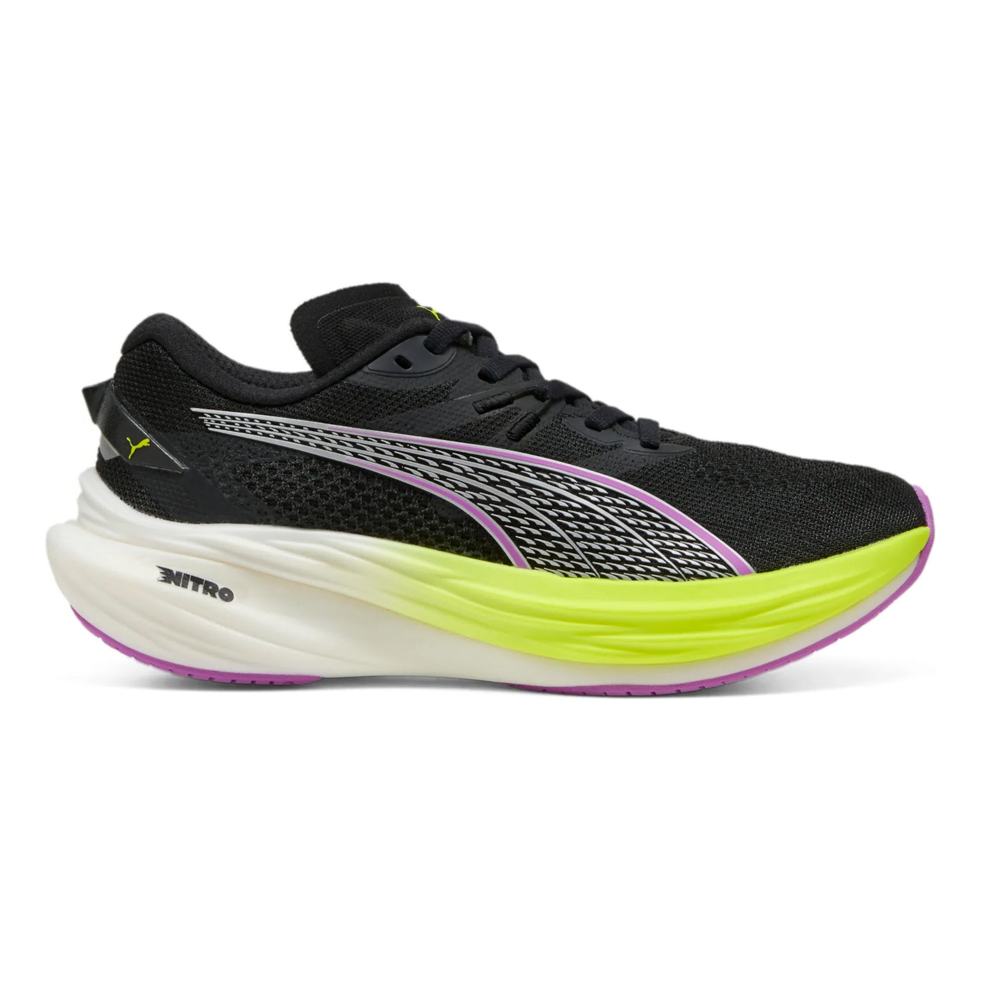 Puma Deviate Nitro 3 Zapatilla Neutral Mujeres-Negro,Amarillo