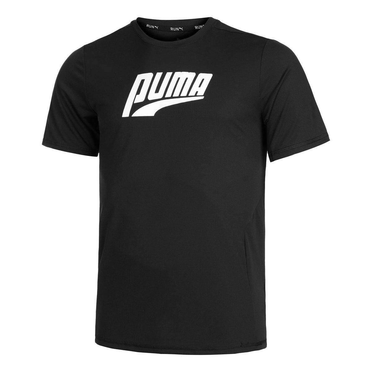 Puma Run Favorite Graphic Camiseta De Running Hombres-Negro