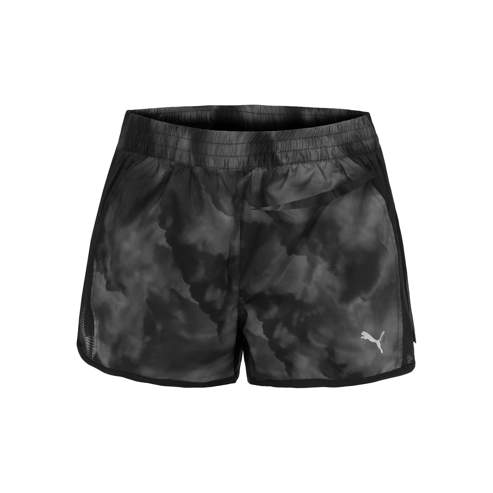 Puma Run Favorite All Over Print Velocity 3in Pantalones Cortos Mujeres-Negro