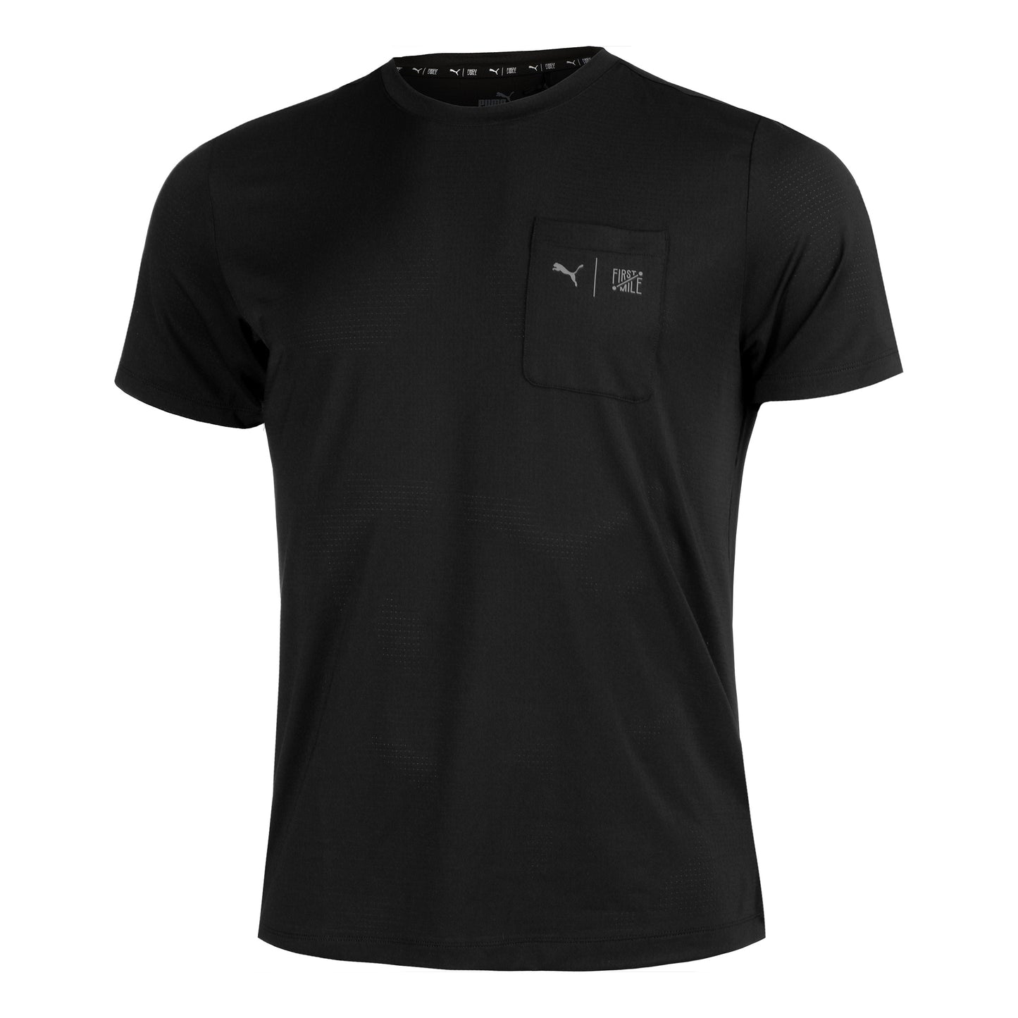 Puma First Mile Camiseta De Running Hombres-Negro