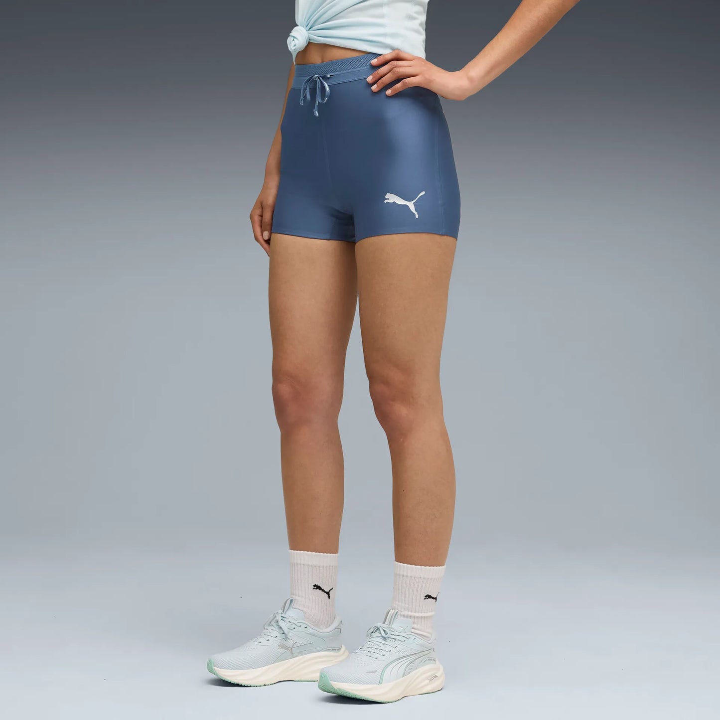 Puma Raceday Ultraform 3in Mallas Para Correr Mujeres-Azul