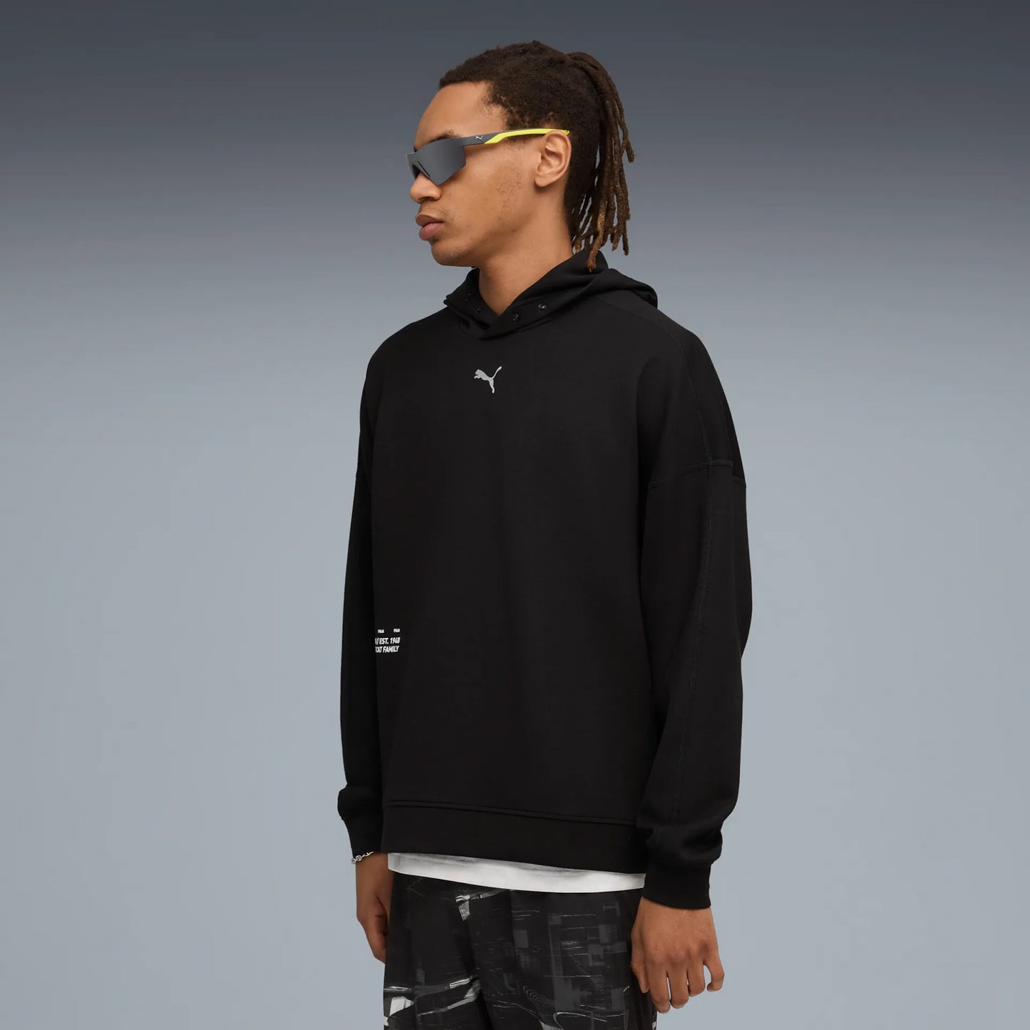 Puma Run Club Sudadera Con Capucha-Negro