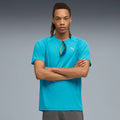 Velocity Camiseta de running Hombres-azul