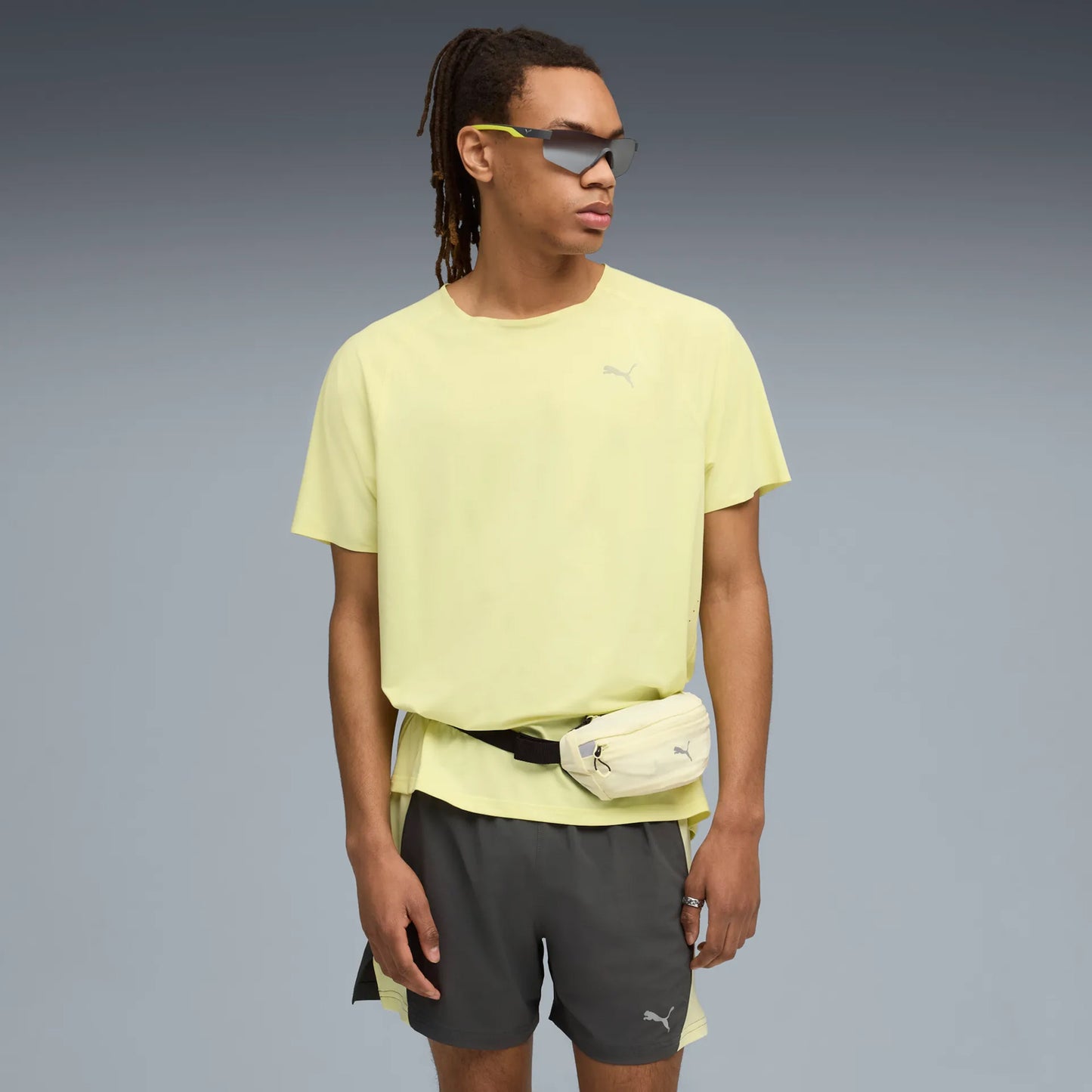 Puma Cloudspun Camiseta De Running Hombres-Amarillo