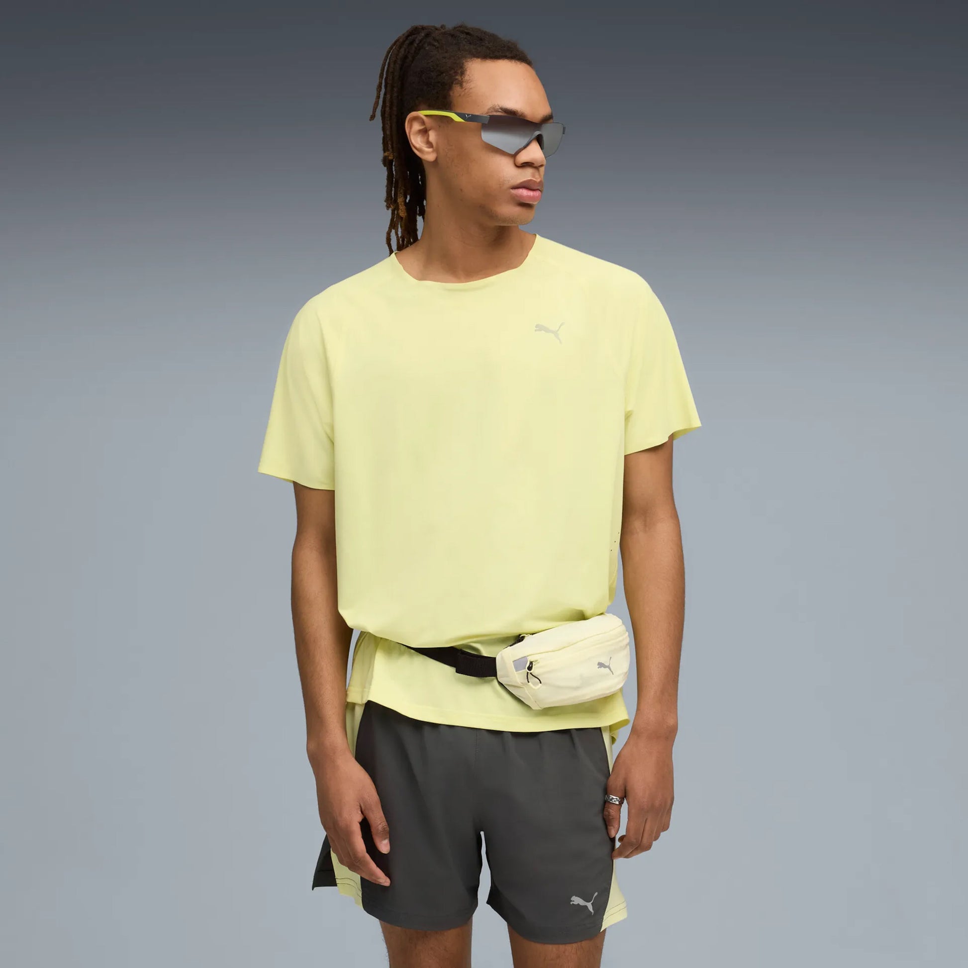 Puma Cloudspun Camiseta De Running Hombres-Amarillo