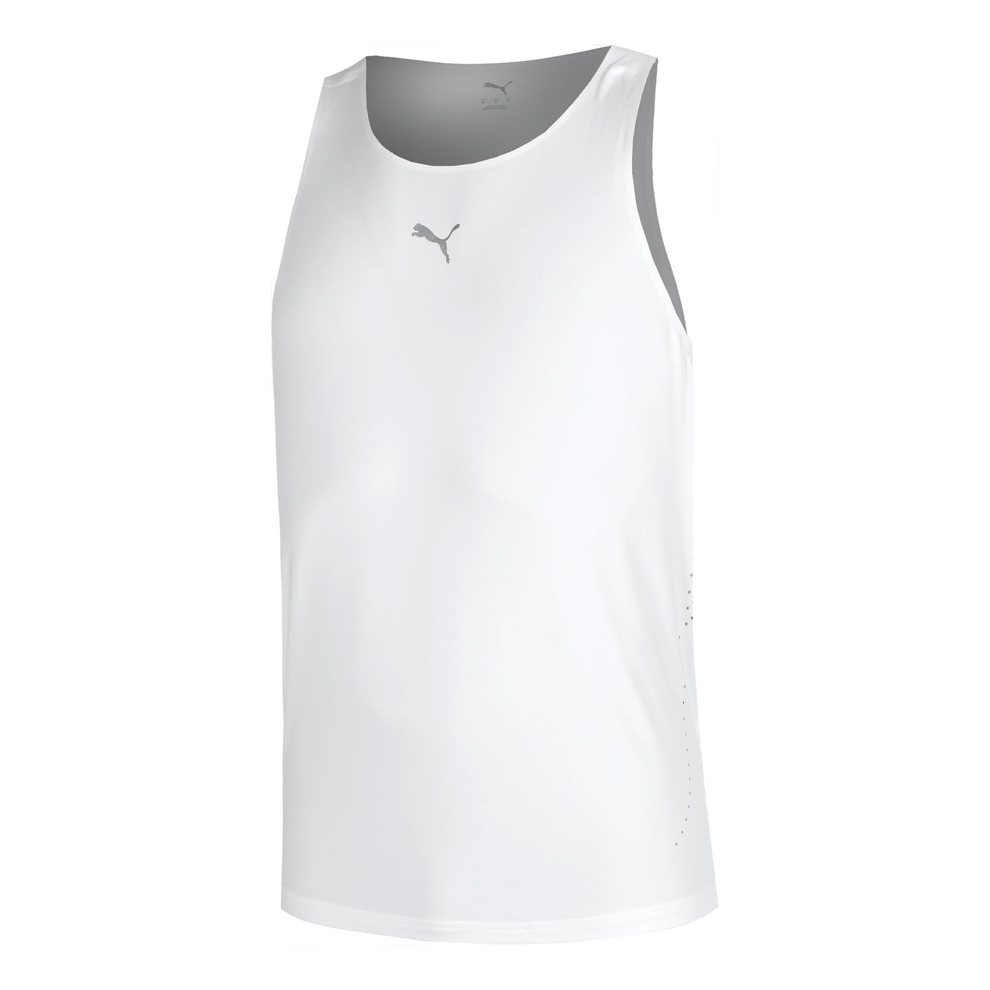 Puma Cloudspun Tank Camiseta De Tirantes Hombres-Blanco