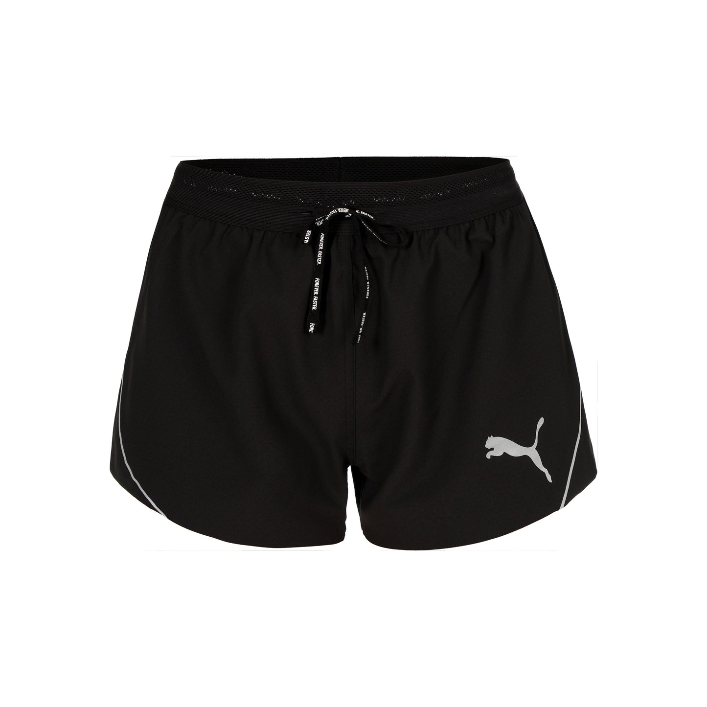 Puma Raceday Ultraweave 3in Split Pantalones Cortos Mujeres-Negro