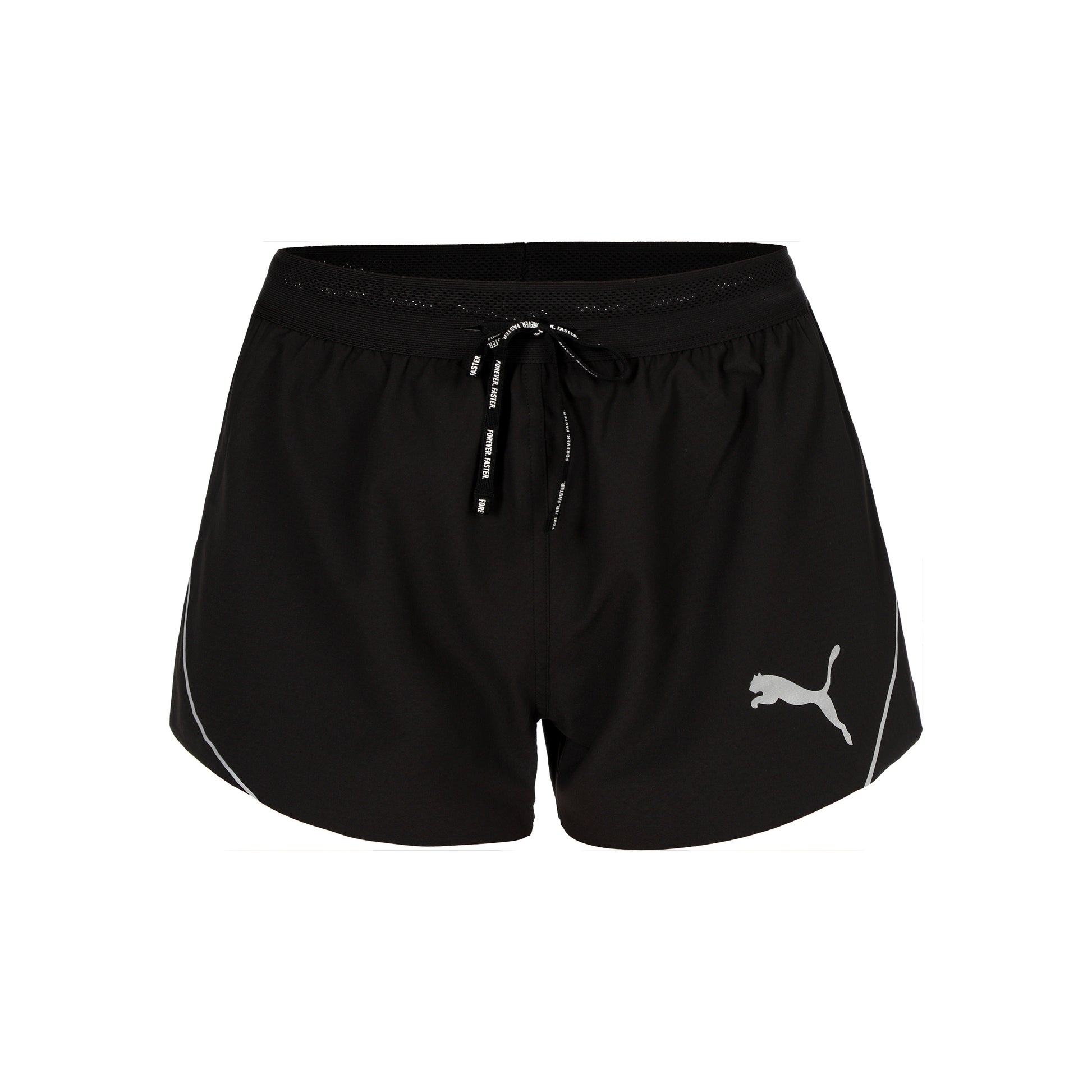 Puma Raceday Ultraweave 3in Split Pantalones Cortos Mujeres-Negro