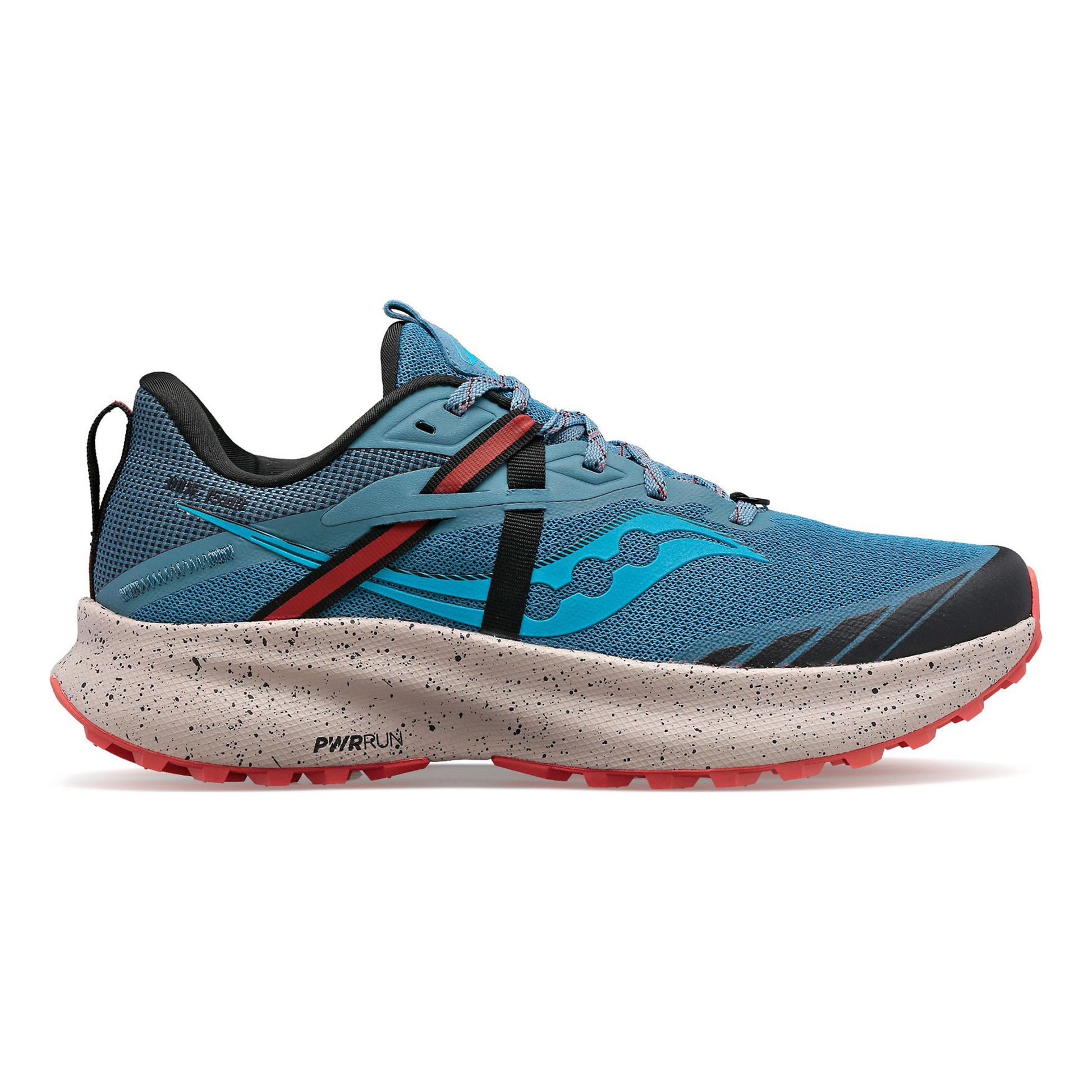 Saucony Ride 15 TR Zapatilla Trail Mujeres-Azul,Negro