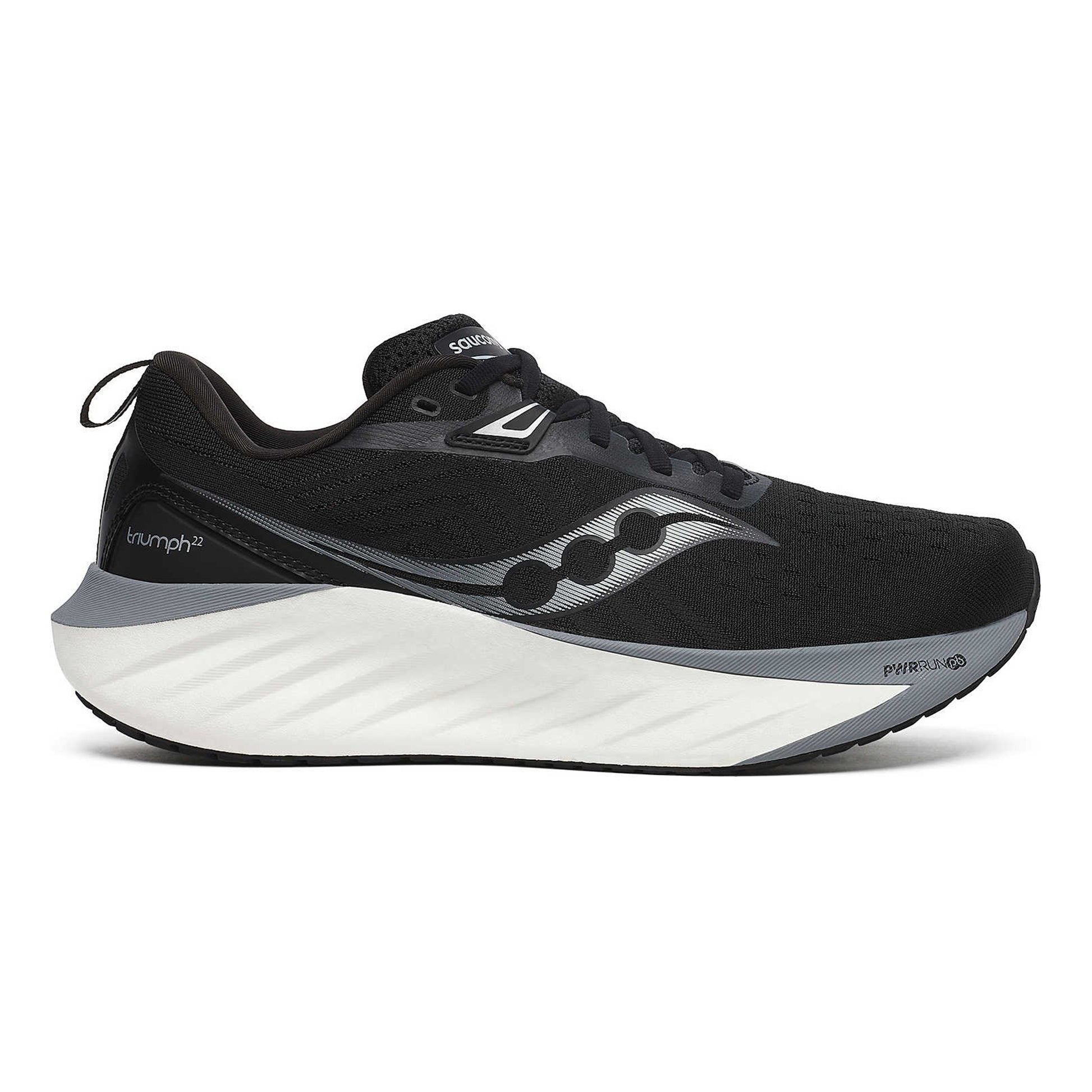 Saucony Triumph 22 Zapatilla neutral Hombres - negro, blanco