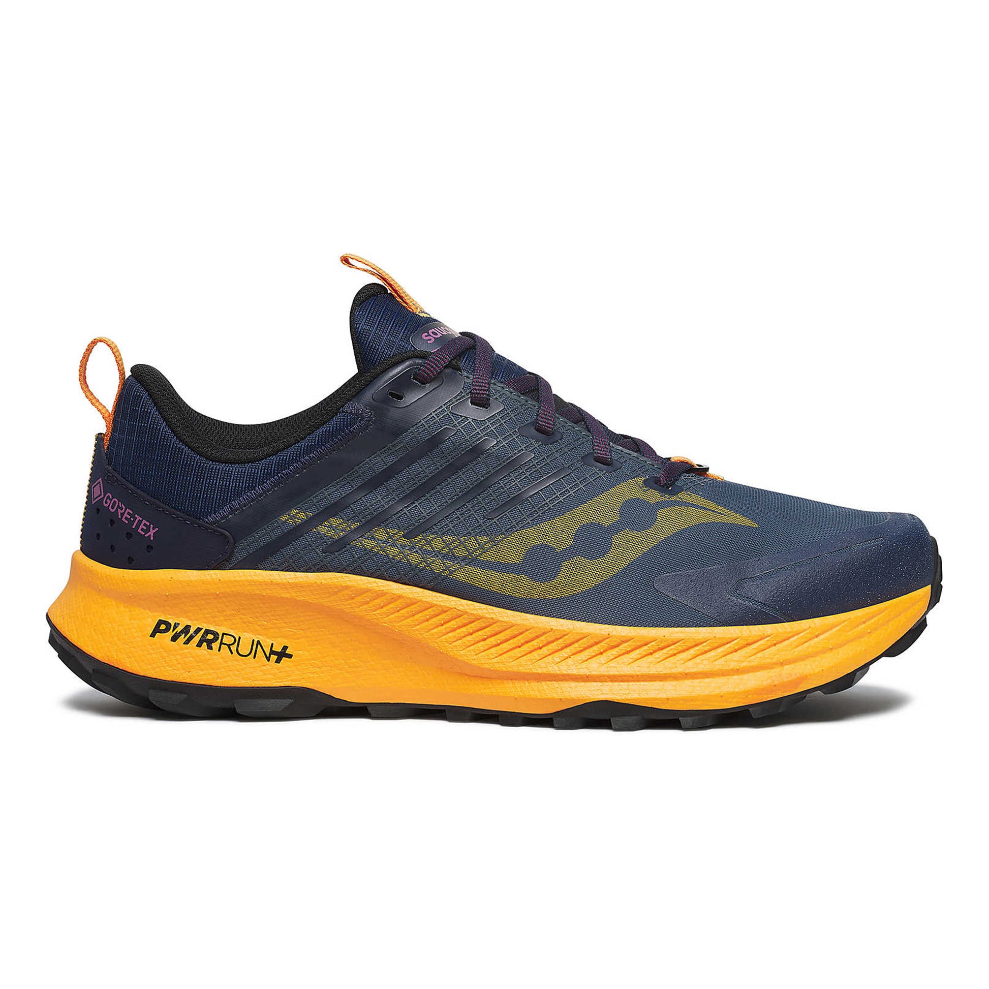 Saucony Ride TR2 GTX Zapatilla Trail Hombres-Azul Oscuro,Naranja