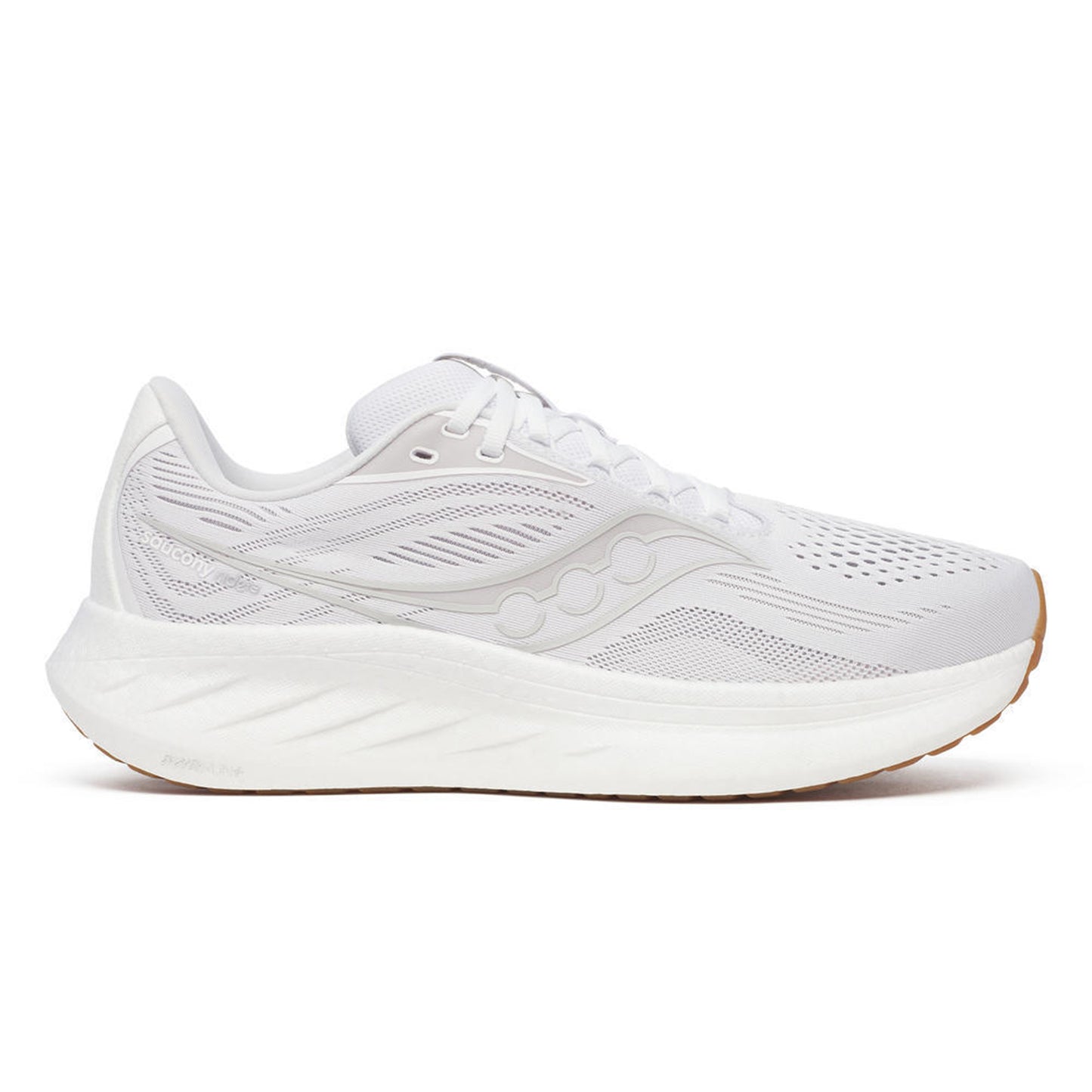 Saucony Ride 18 Zapatilla neutral Hombres - blanco, gris claro