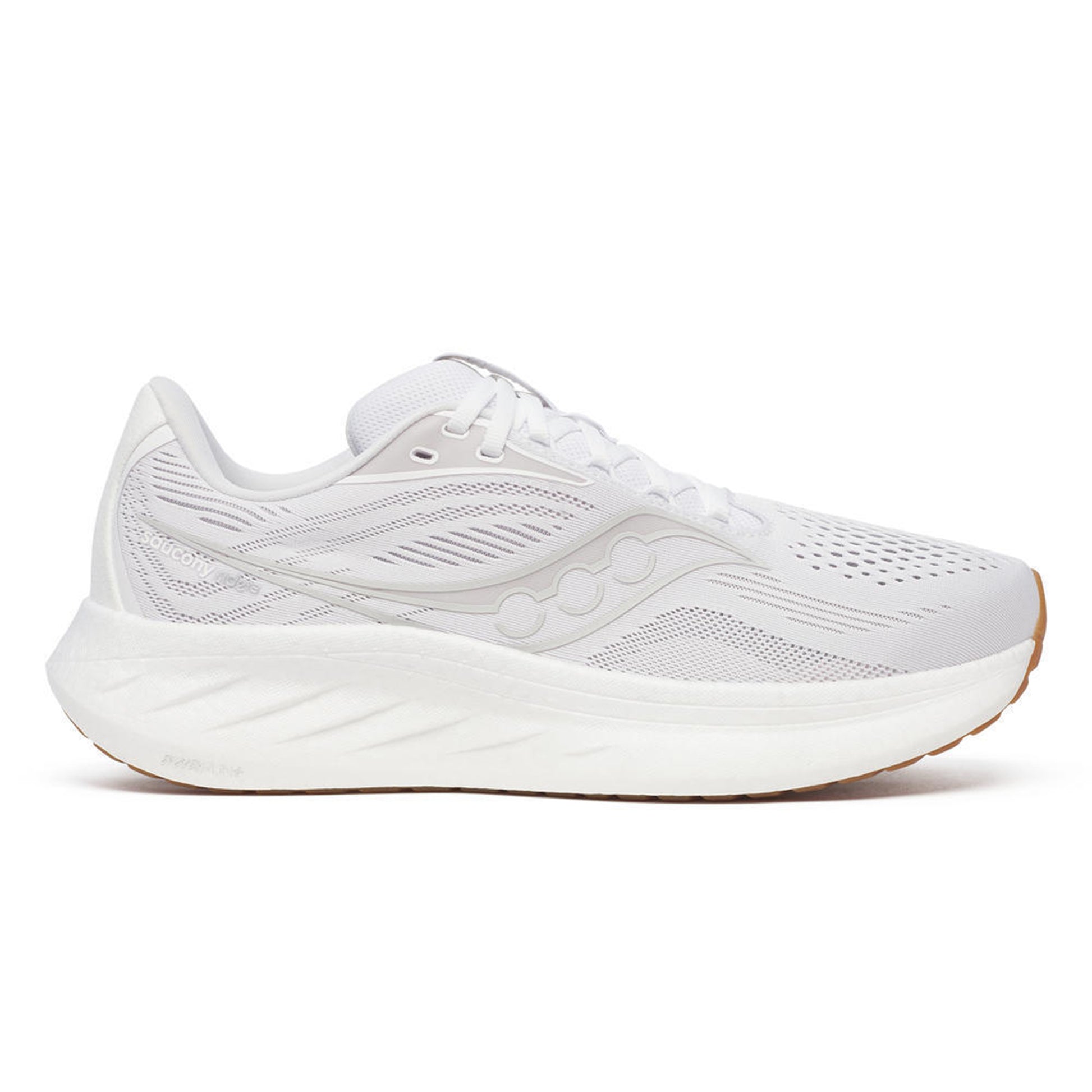 Saucony Ride 18 Zapatilla neutral Hombres - blanco, gris claro