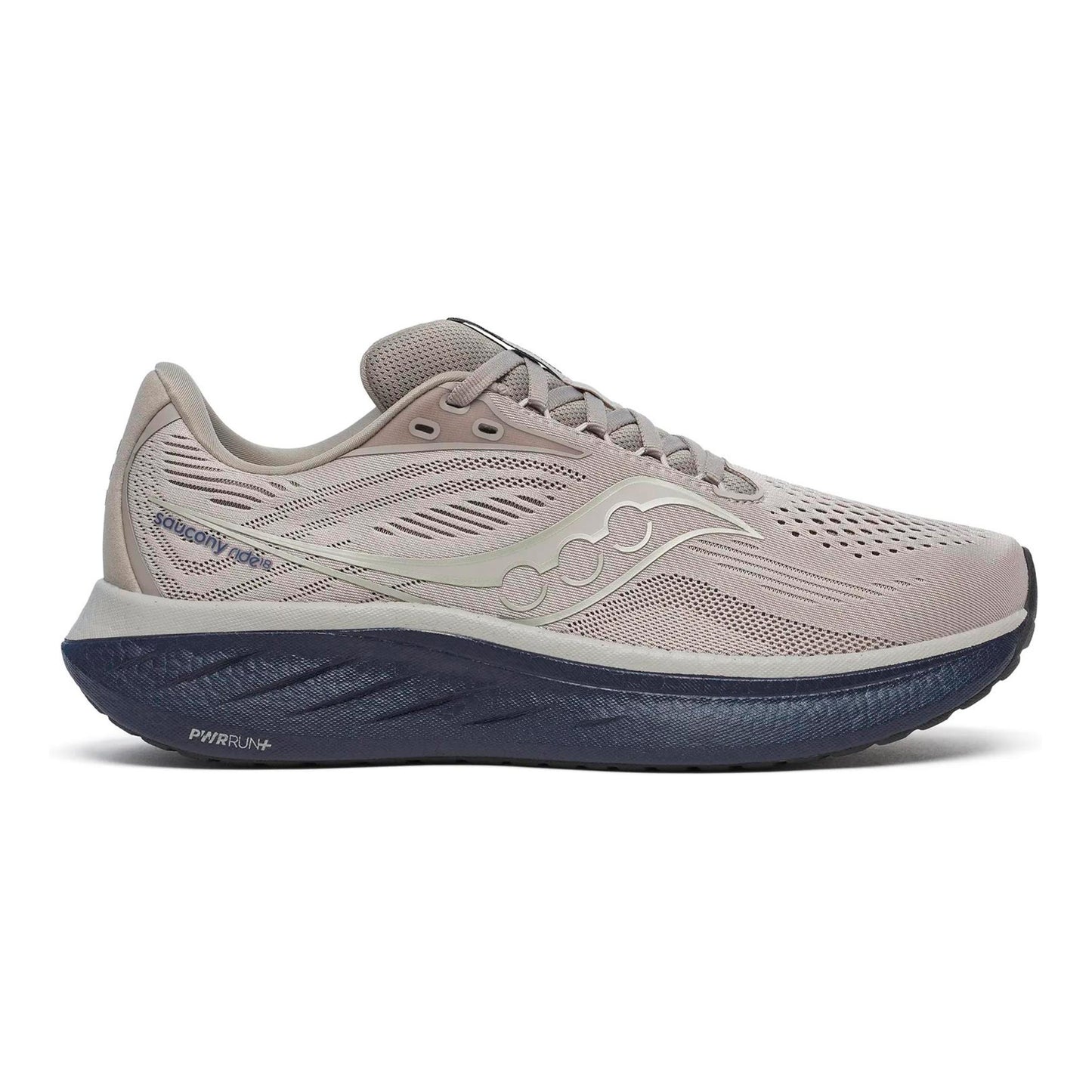 Saucony Ride 18 Zapatilla neutral Hombres - gris, azul oscuro