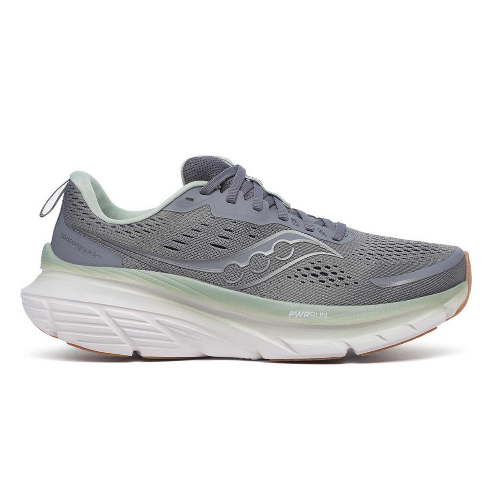 Saucony Guide 18 Zapatilla de estabilidad Hombres - gris, verde claro