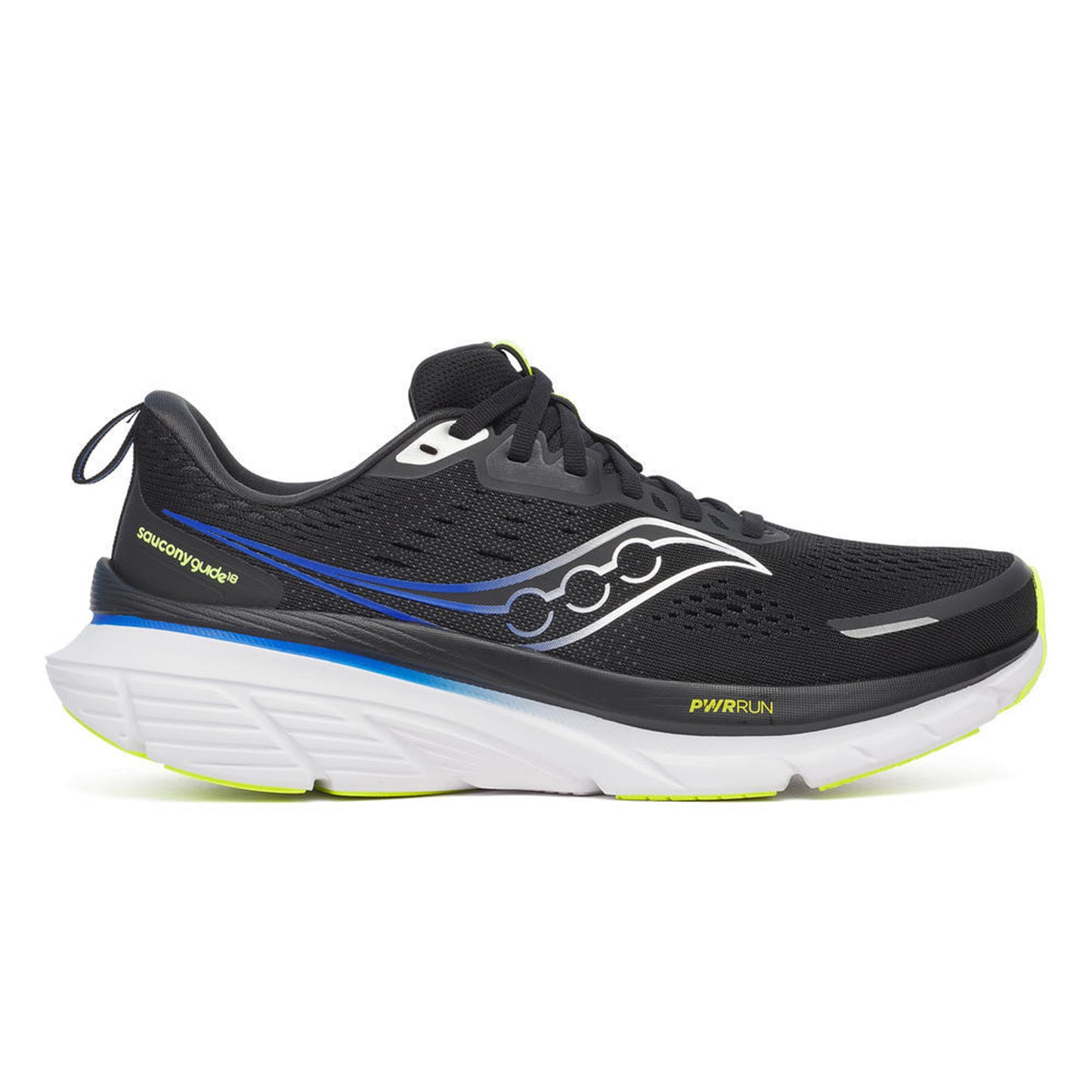 Saucony Guide 18 Zapatilla De Estabilidad Hombres-Negro,Azul