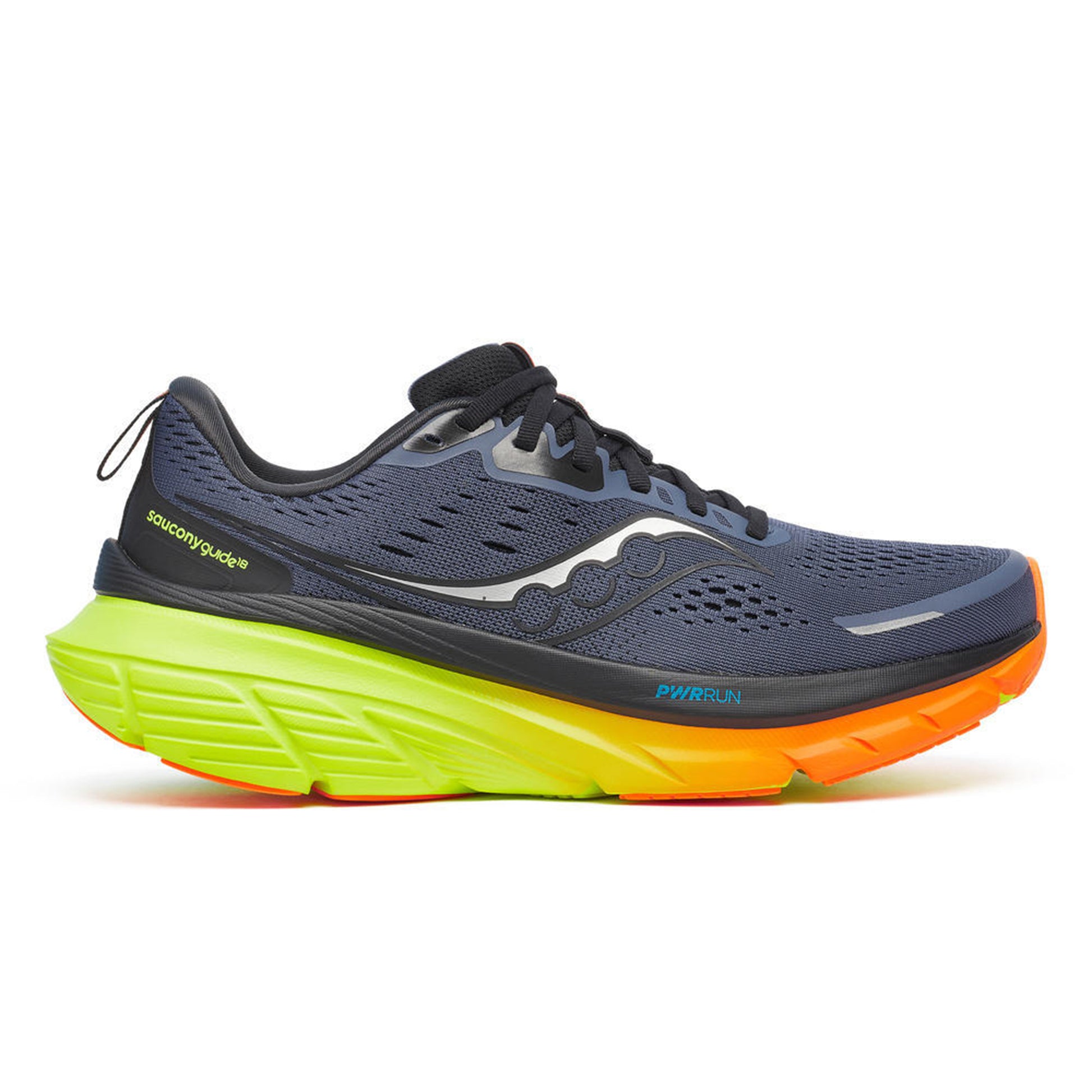 Saucony Guide 18 Zapatilla De Estabilidad Hombres-Gris,Multicolor