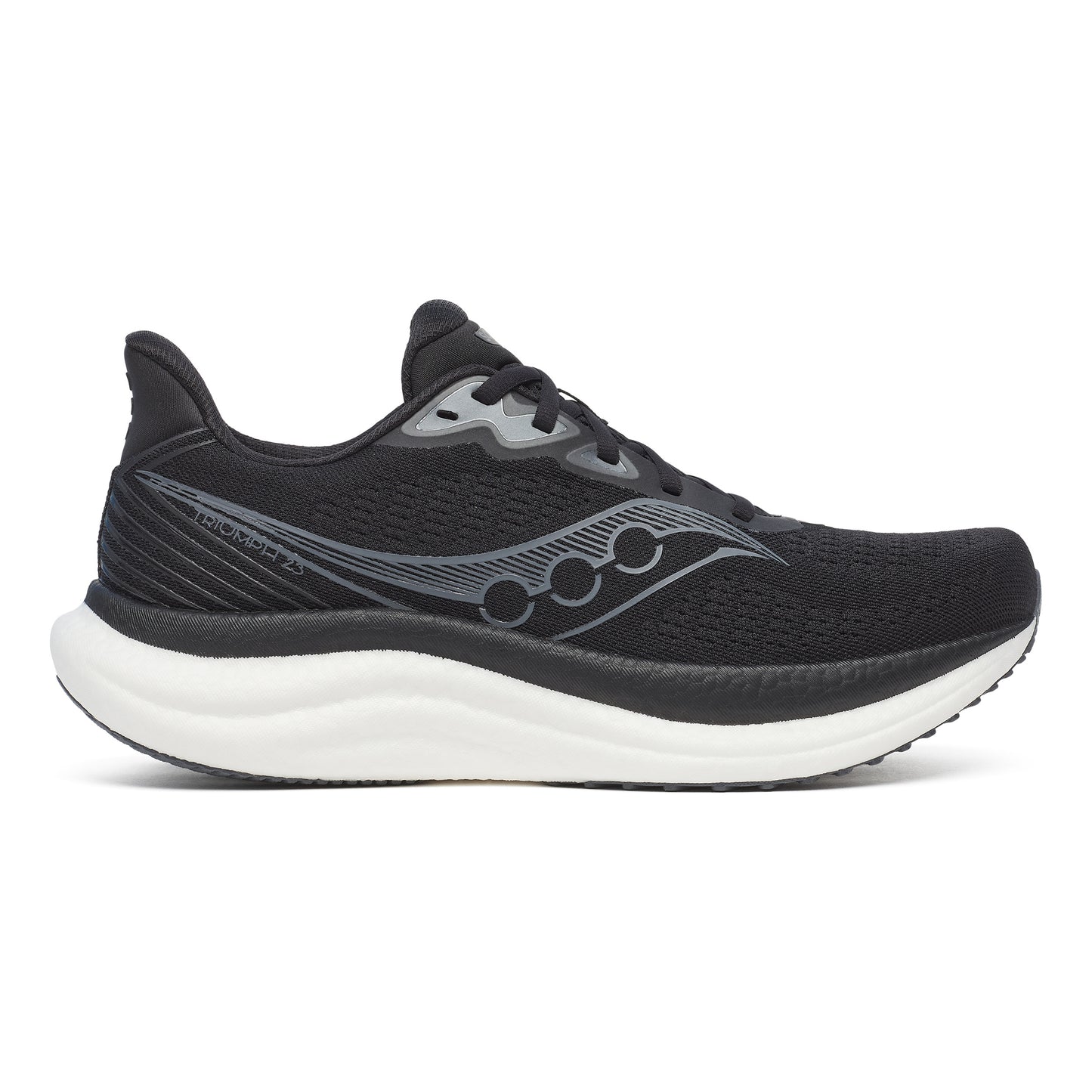 Saucony Triumph 23 Wide Zapatilla Neutral Hombres-Negro,Blanco