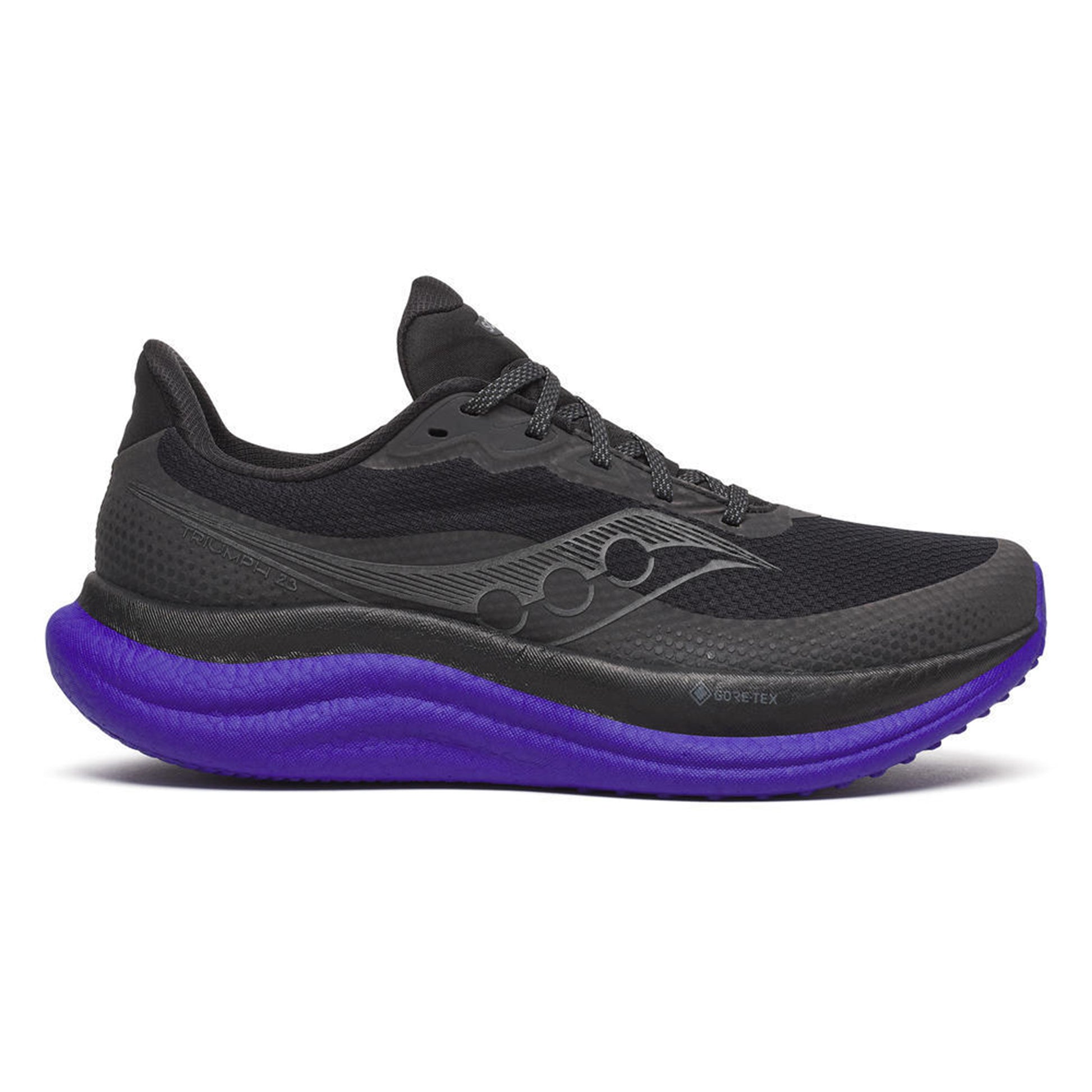 Saucony Triumph 23 GTX Zapatilla neutral Hombres-negro, lila