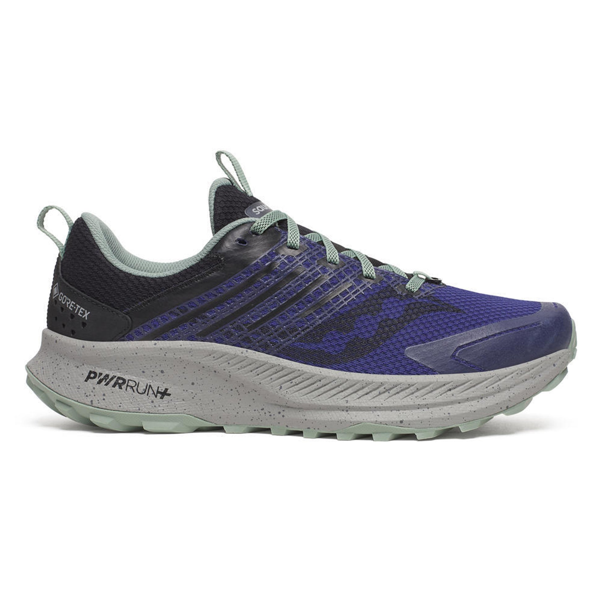 Saucony Ride TR2 GTX Zapatilla Trail Hombres-Lila,Negro